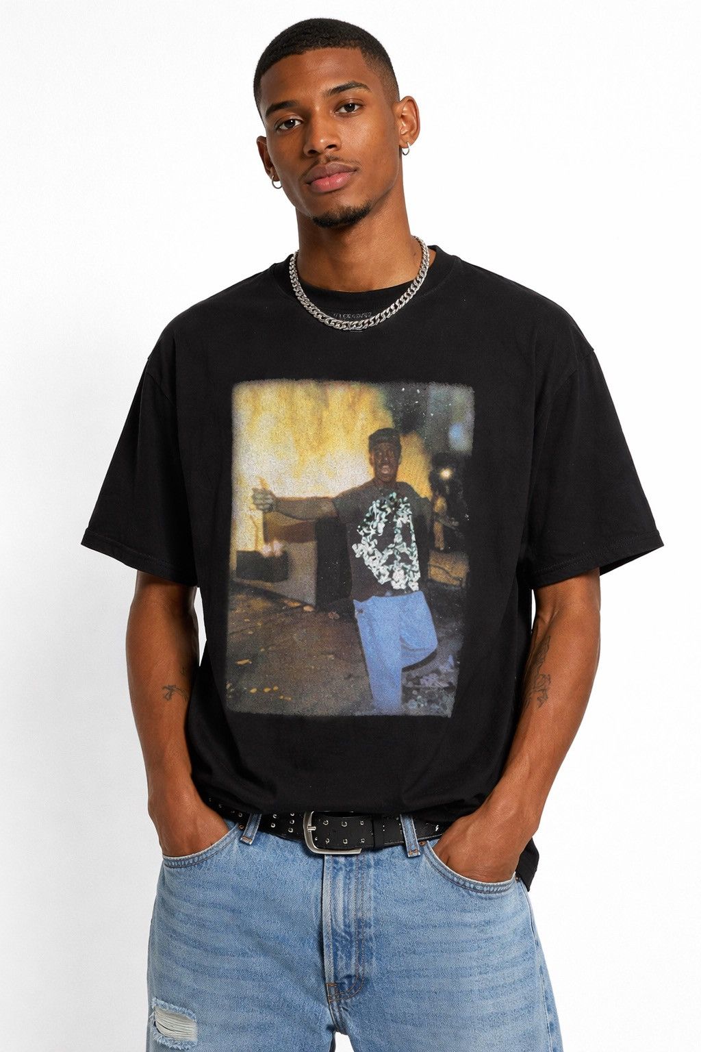DENIM TEARS Denim Tears James Baldwin Photo Tee Black Size XL Rare Size US XL / EU 56 / 4 - 1 Thumbnail