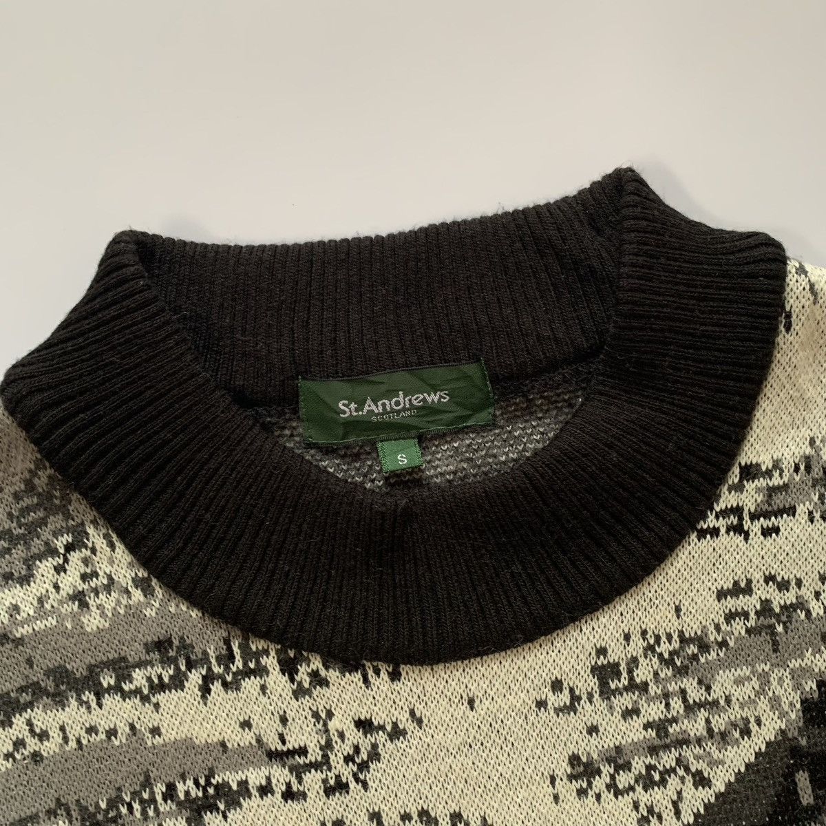 Andrew St. John × Coogi × Fruit Of The Loom St. Andrews Scotland Gold Knitted Sweater Size US M / EU 48-50 / 2 - 5 Thumbnail