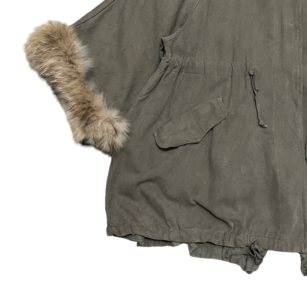 Hysteric Glamour Vintage Balcony and Bed Raccoon Fur Jacket Military Style Size US M / EU 48-50 / 2 - 3 Thumbnail
