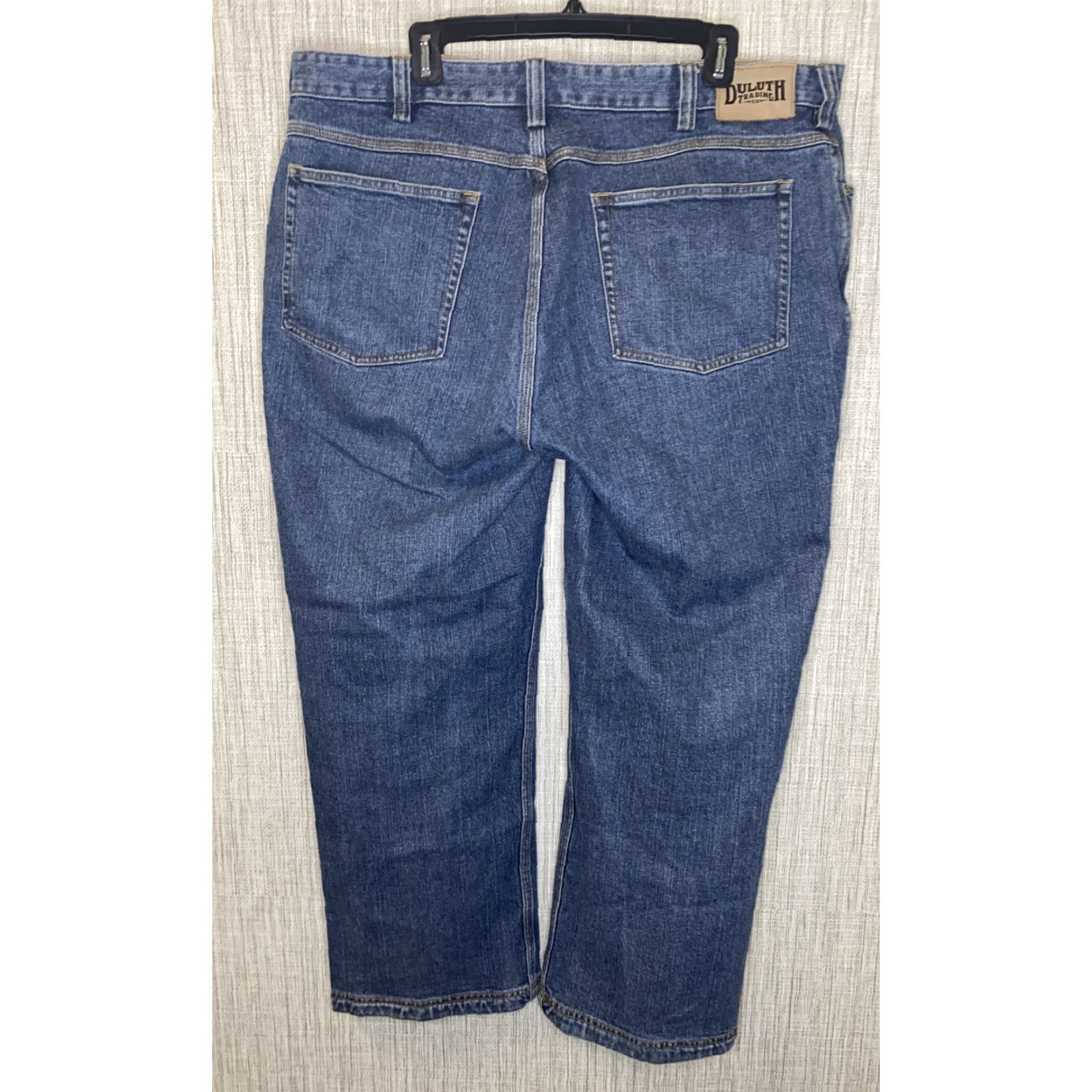 CO DULUTH TRADING CO Mens Denim Jeans Zip Fly 42x28.5 Regular Blue Cotton Denim 1990s? No, vintage no 42 Mens Size US 42 / EU 58 - 4 Thumbnail