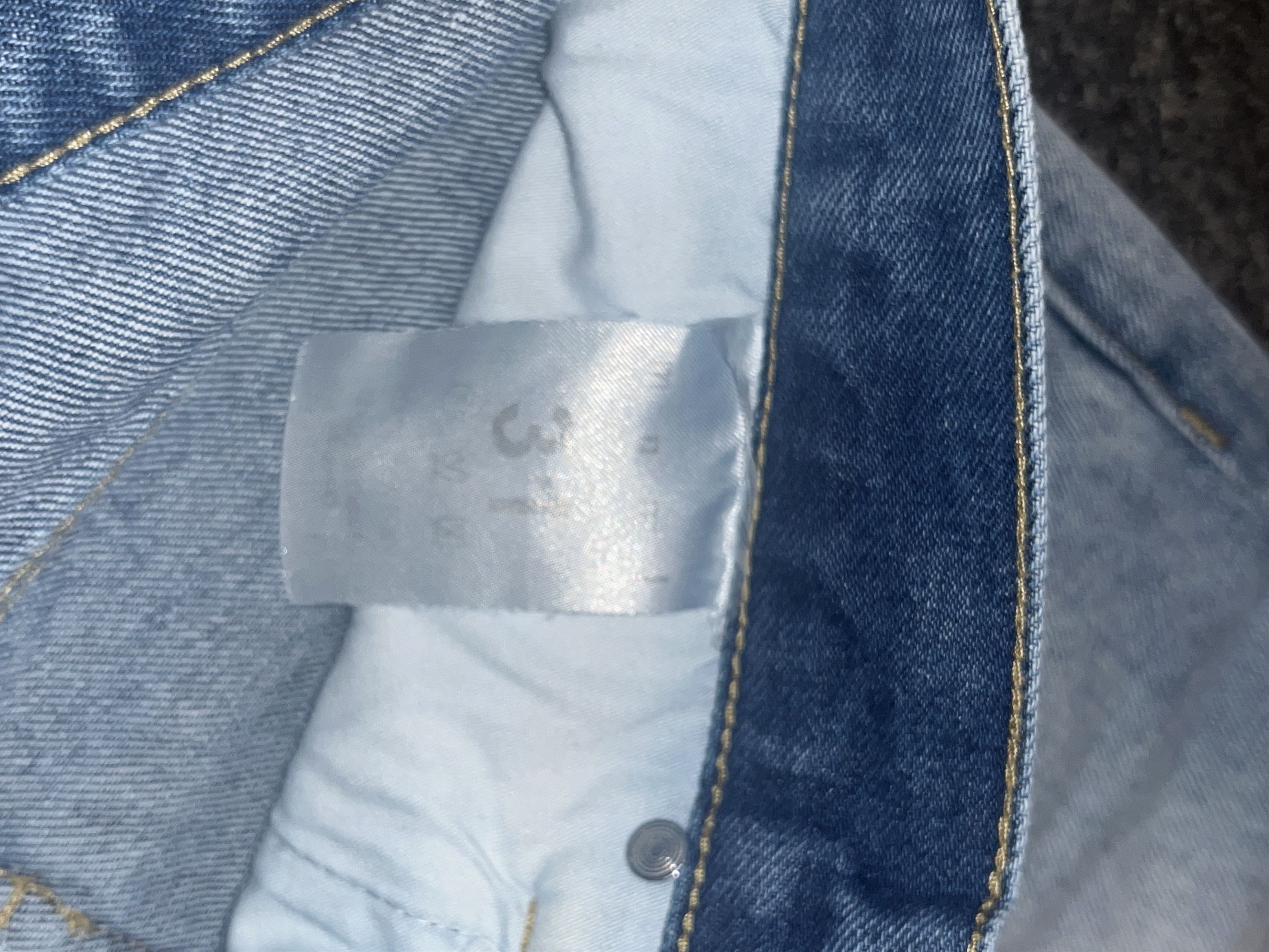 MNML Y2K Angel Design Striaght-Leg Jeans Size US 31 - 7 Thumbnail