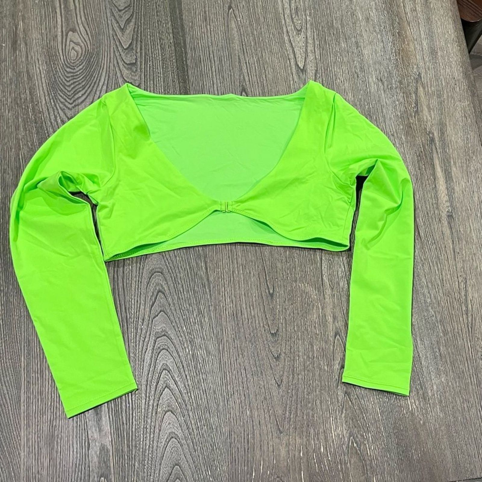 SKIMS NWT Skims Recycled Swim Long Sleeve Shrug Swim Top XL Size ONE SIZE - 1 Thumbnail