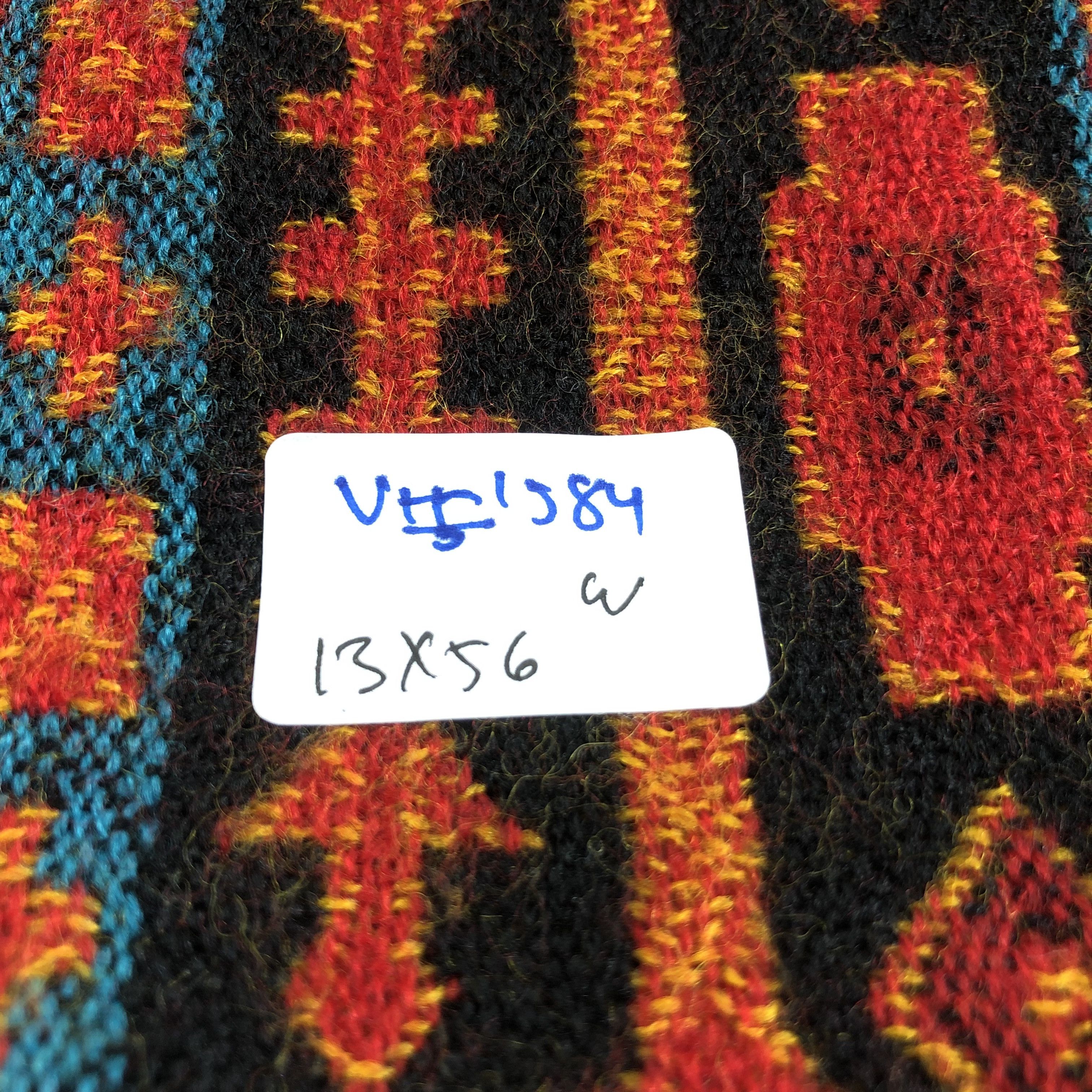 Vintage Native Design Navajo Wool Scarf Muffler V1584 Size ONE SIZE - 5 Thumbnail