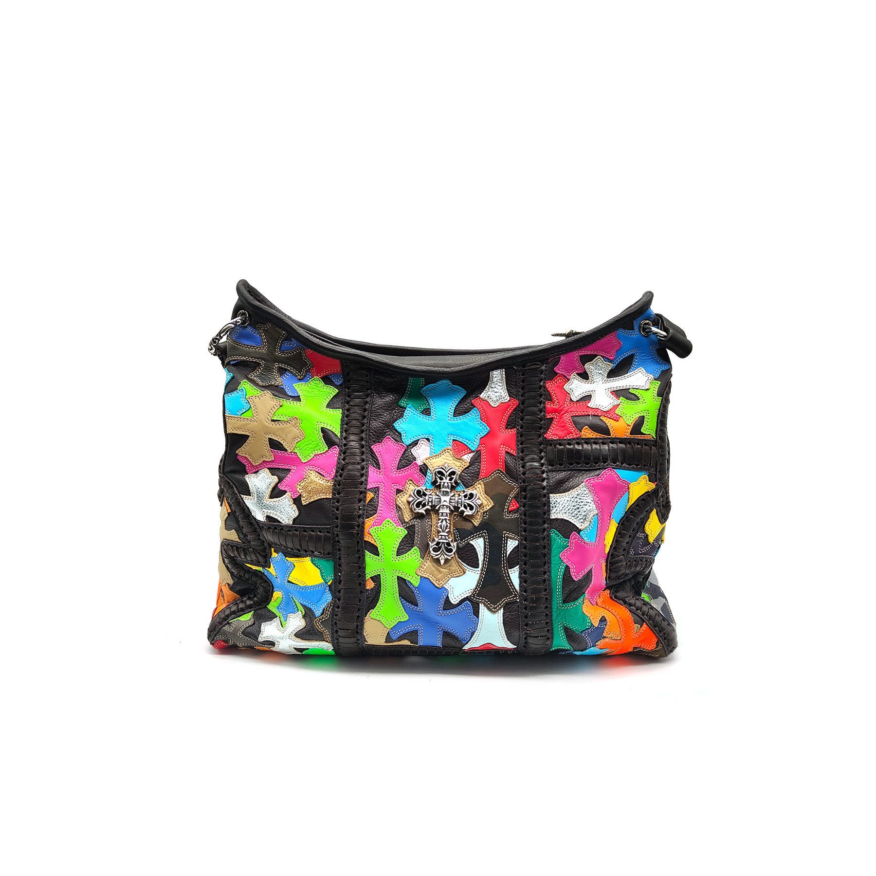 Chrome Hearts Chrome Hearts Silver Filigree Multicolor Patch Lyon Bag Size ONE SIZE - 1 Thumbnail
