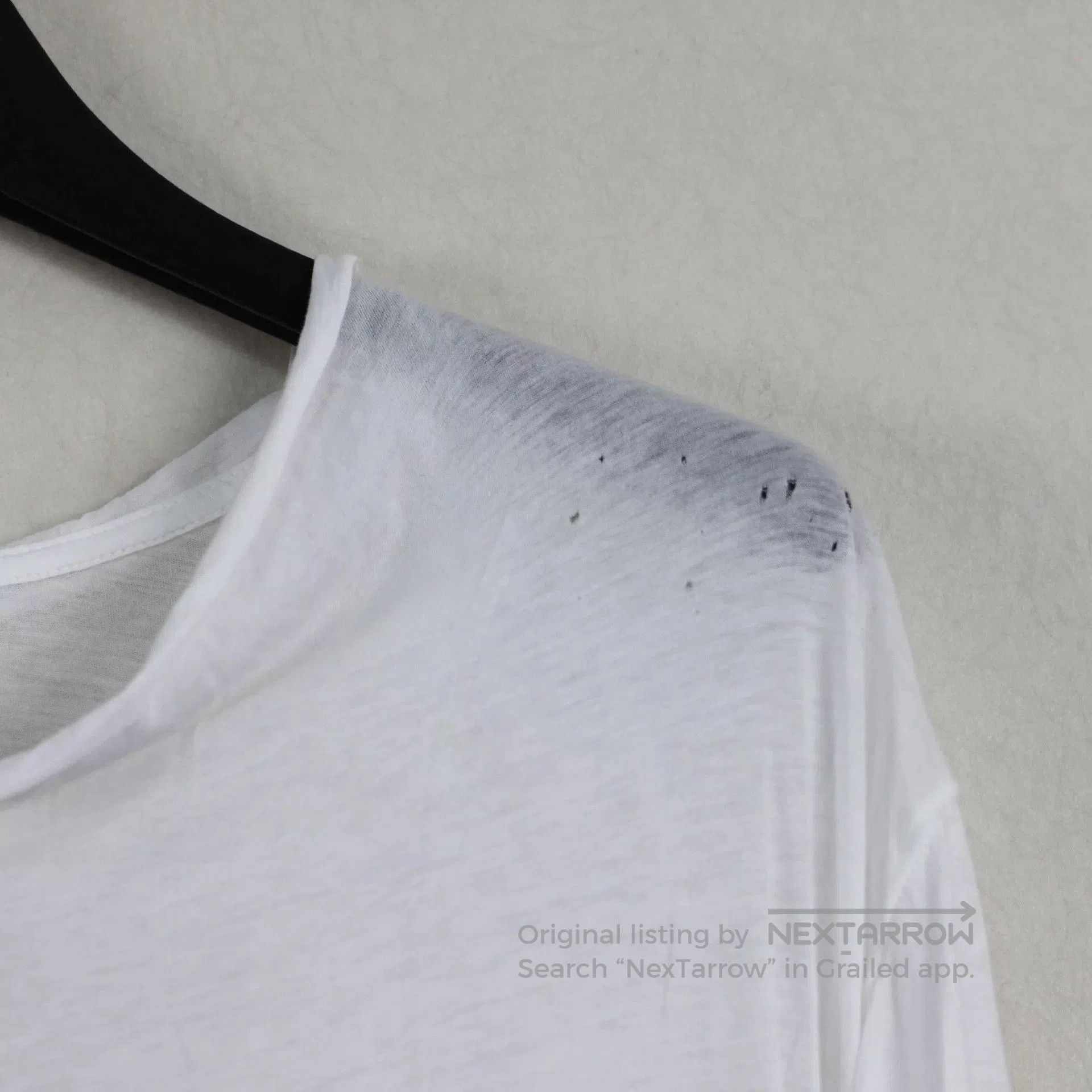 Rick Owens rick owens white oversized short sleeve shirt. Size US S / EU 44-46 / 1 - 3 Thumbnail