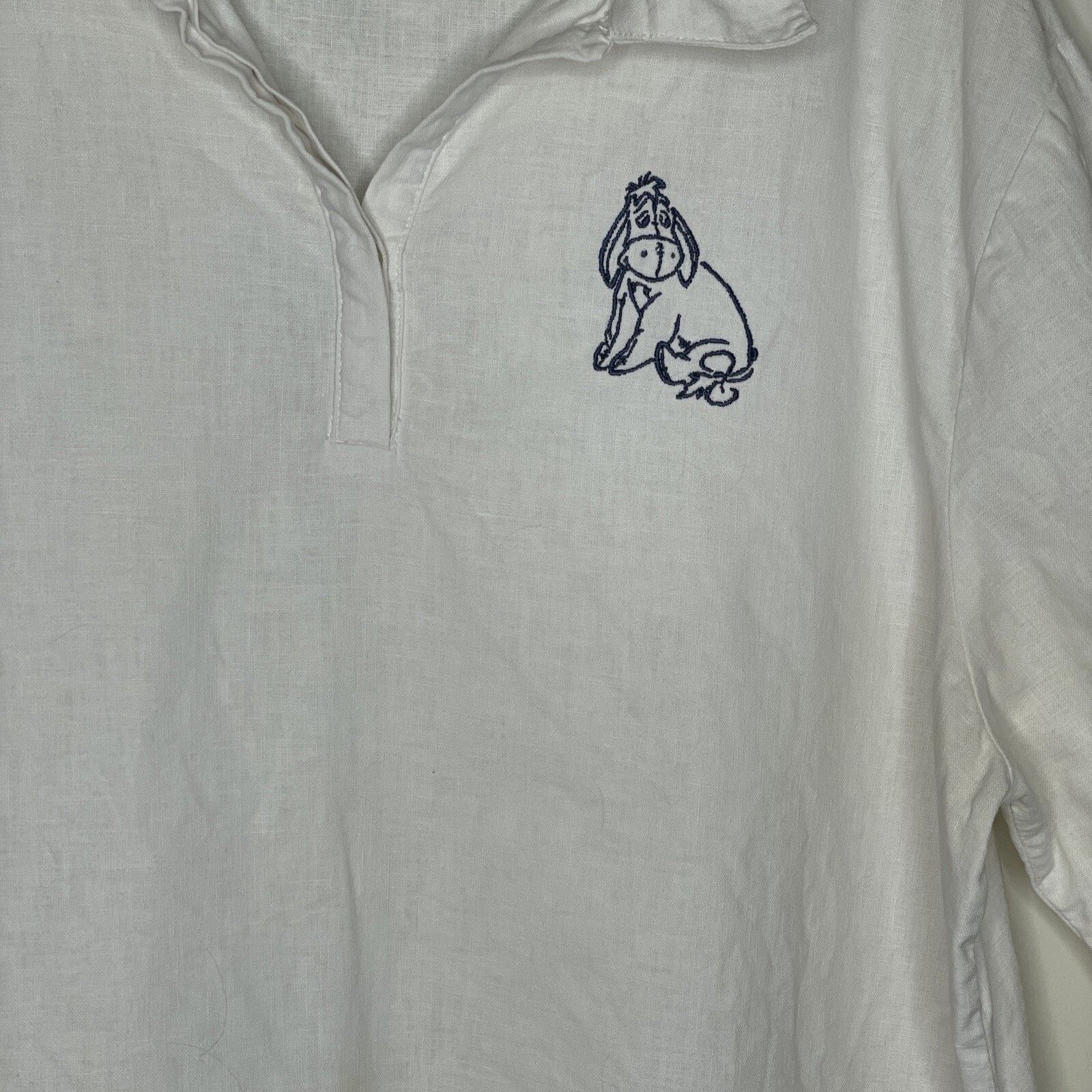 Disney DISNEY Store size L Pullover Top LINEN COTTON Blend Eeyore Size L / US 10 / IT 46 - 6 Thumbnail