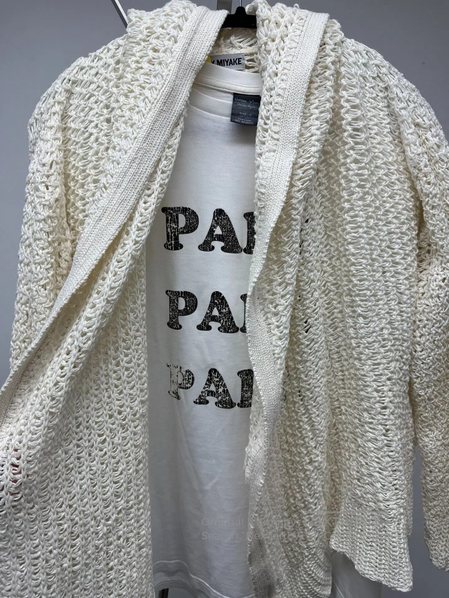 Issey Miyake Issey Miyake Grunge Style Cardigan. Size US M / EU 48-50 / 2 - 4 Thumbnail