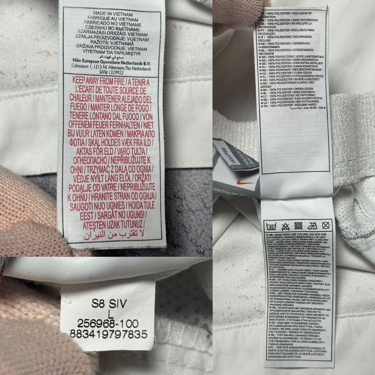 Vintage Vintage Nike Court Tennis Swoosh Logo Shorts Size L Size US 34 / EU 50 - 19 Thumbnail