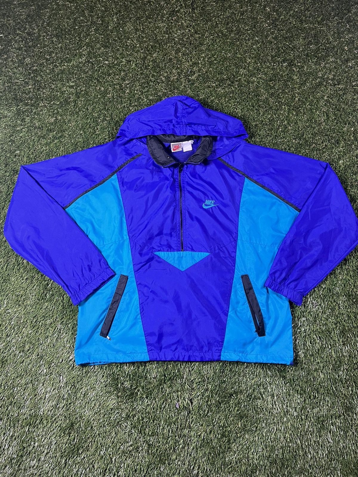 Nike Vintage 90s Nike Anorak Grail Grape Fall Windbreaker Jacket Size US M / EU 48-50 / 2 - 1 Thumbnail