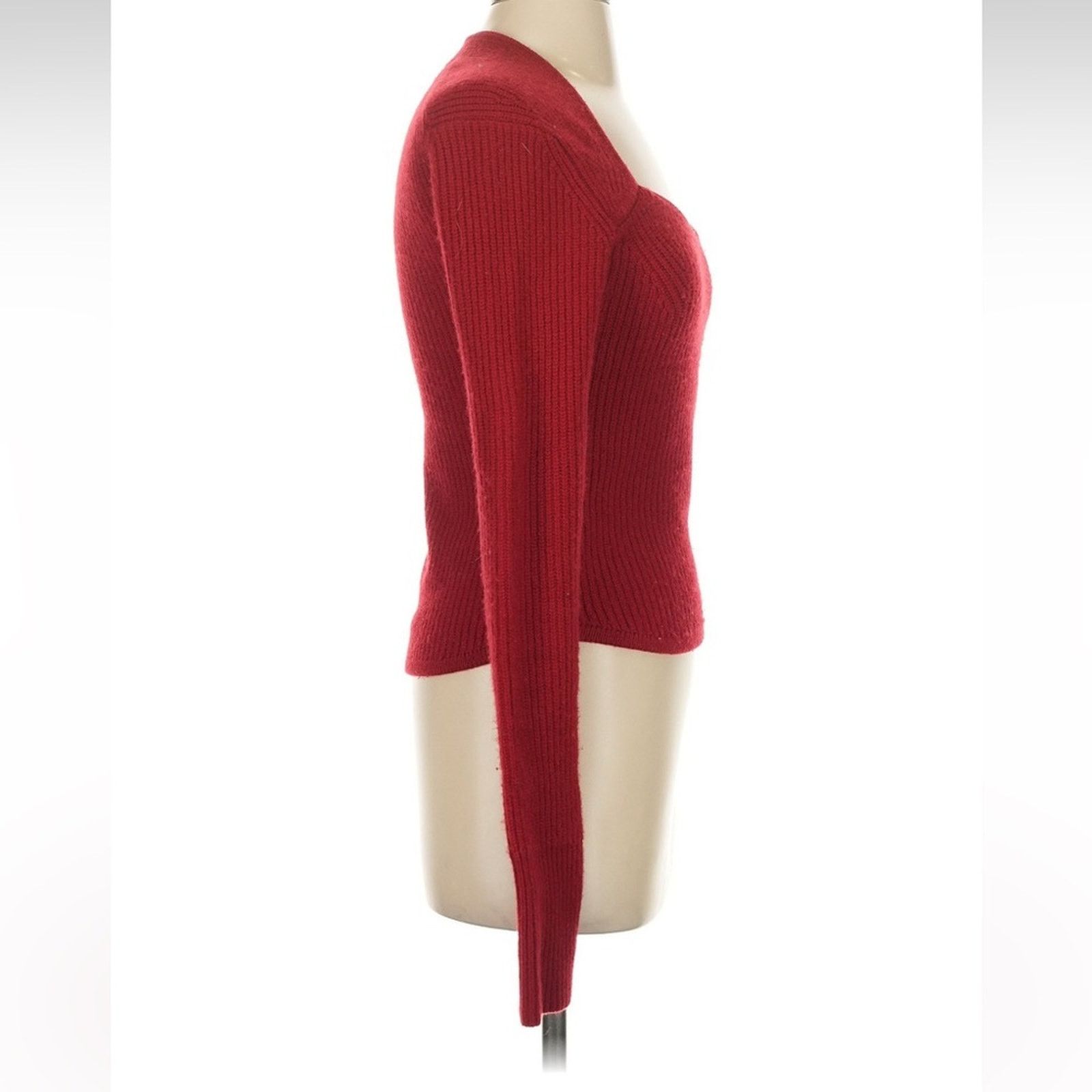 Isabel Marant Isabel Marant Bailey Wool-Cashmere Sweater - Size 2 - Red Size XS / US 0-2 / IT 36-38 - 5 Thumbnail