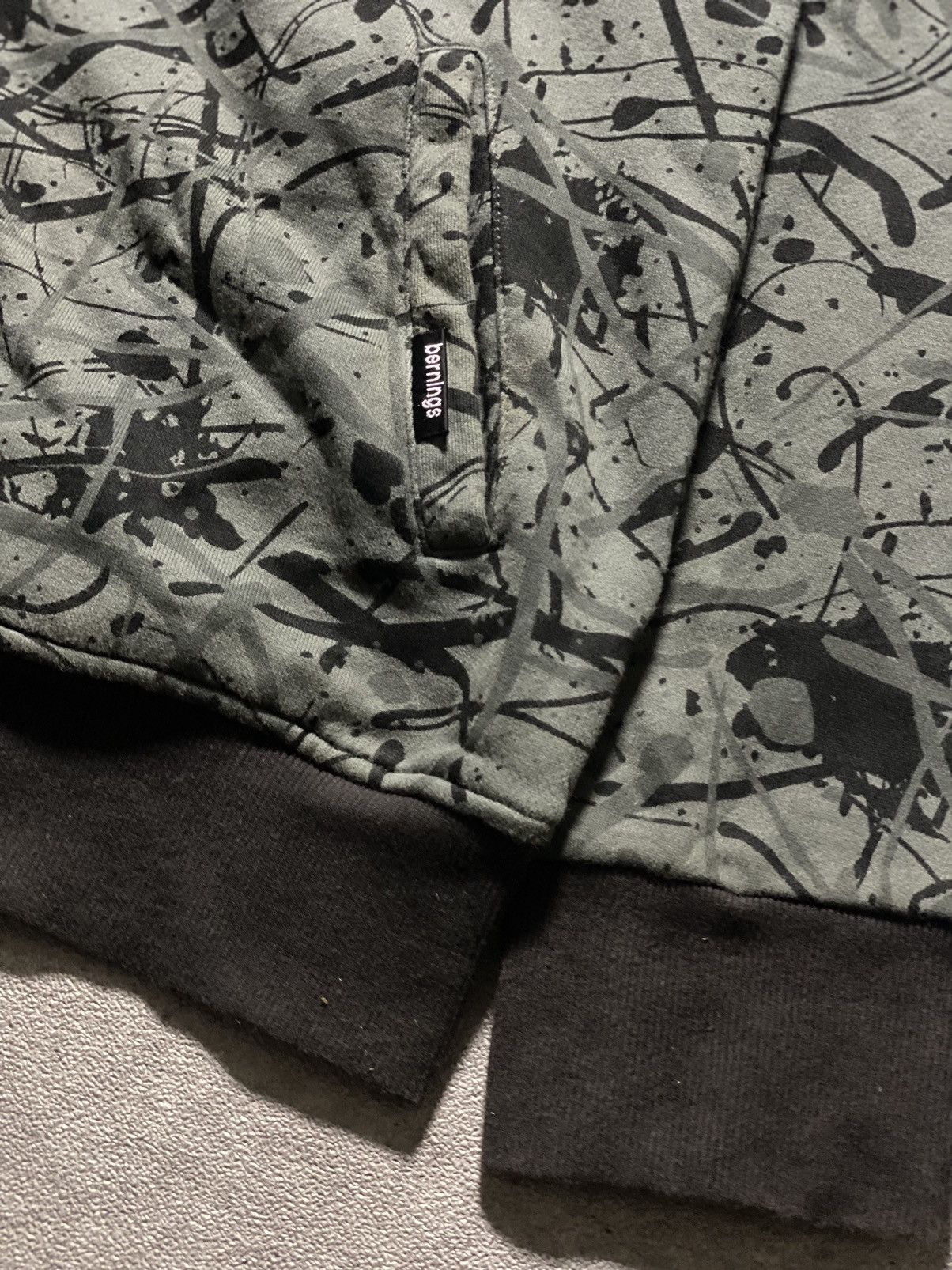 Japanese Brand 2000s Bernings Sho Hoodies Button Up Size US M / EU 48-50 / 2 - 4 Thumbnail