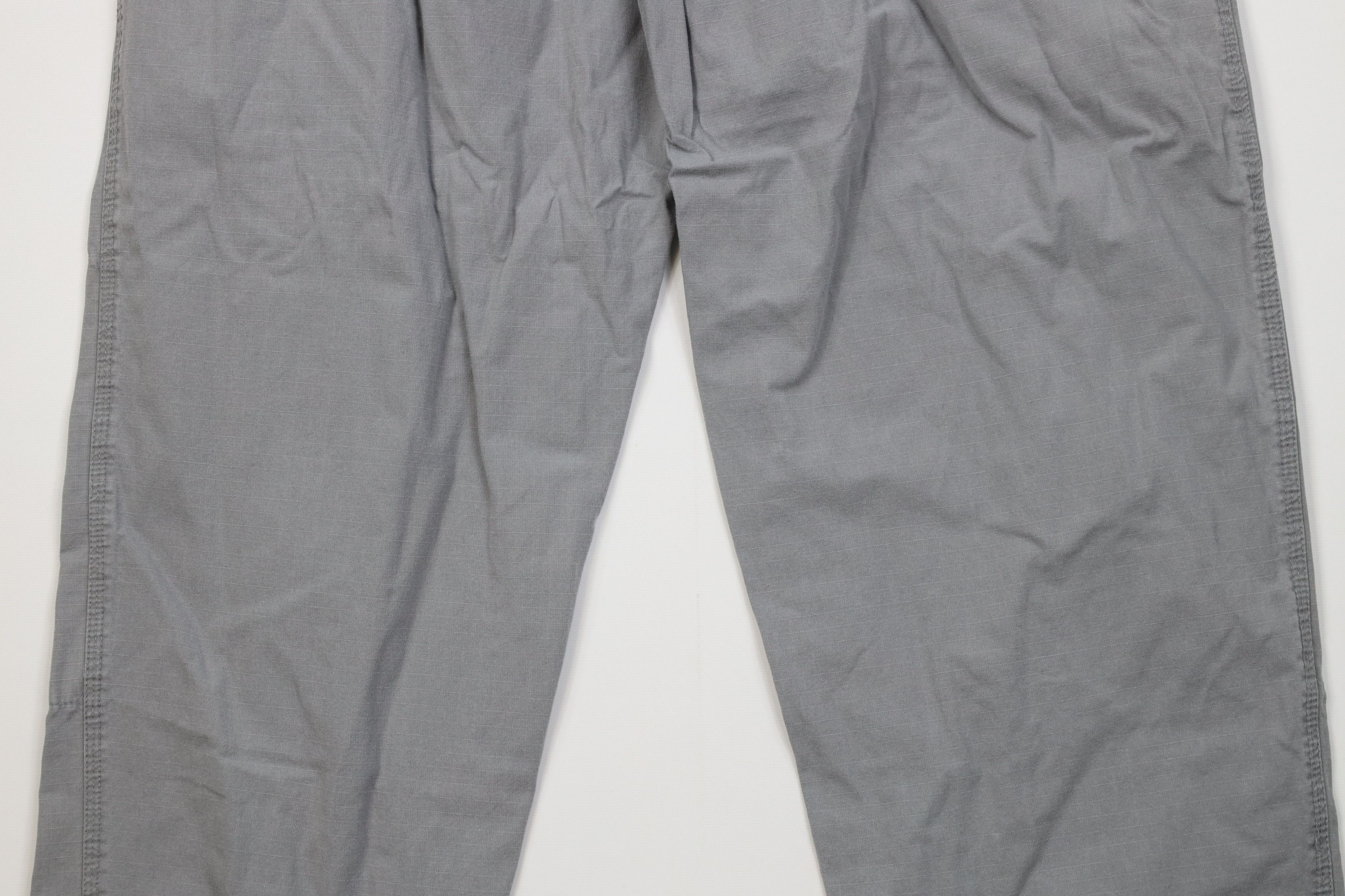 Vintage Vintage 90s Streetwear Ripstop Double Knee Pants Gray USA Size US 34 / EU 50 - 10 Thumbnail