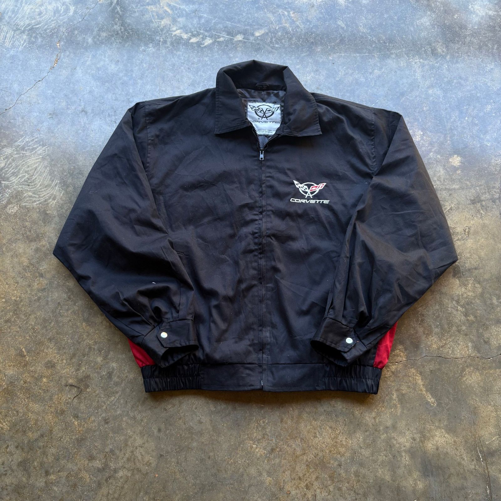 Vintage Beautiful Vintage 90s Corvette Zip Up Jacket Size US L / EU 52-54 / 3 - 1 Thumbnail