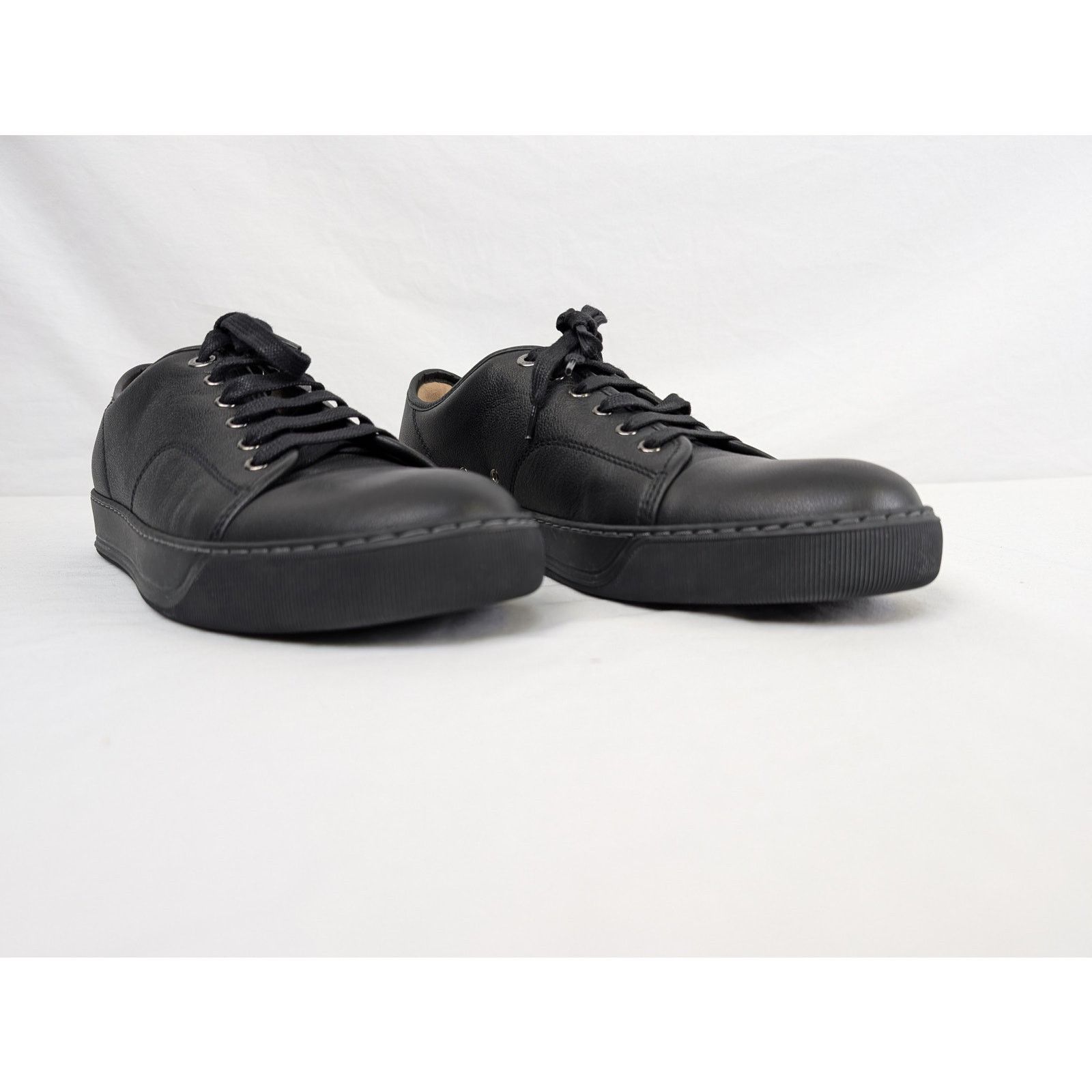 Lanvin o1rshd1 Men's Shoes Boots in Black Size US 12 / EU 45 - 4 Thumbnail