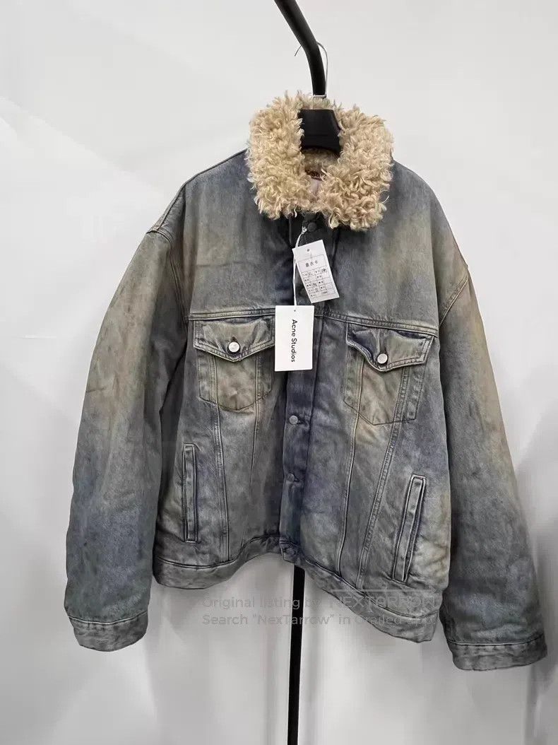 Acne Studios FW24 Washed Casual Button Long Sleeve Denim J