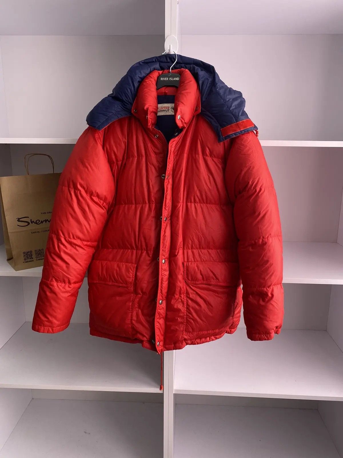 Mammut × Vintage Vintage Mammut puffer Red 90s jacket Size US M / EU 48-50 / 2 - 2 Thumbnail