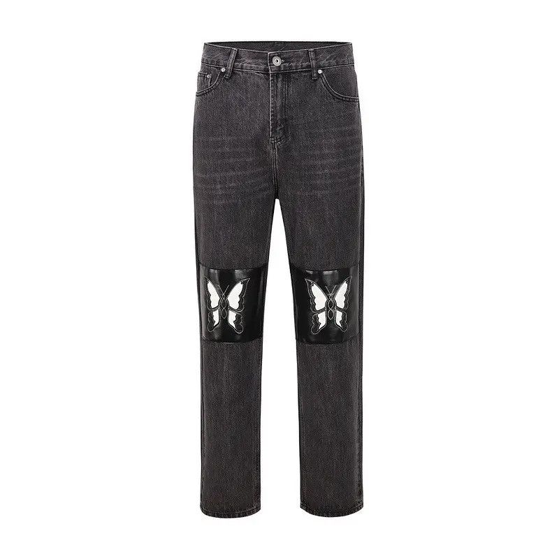 Japanese Brand × Jean Retro loose embroidered straight leg jeans Size US 32 / EU 48 - 6 Thumbnail