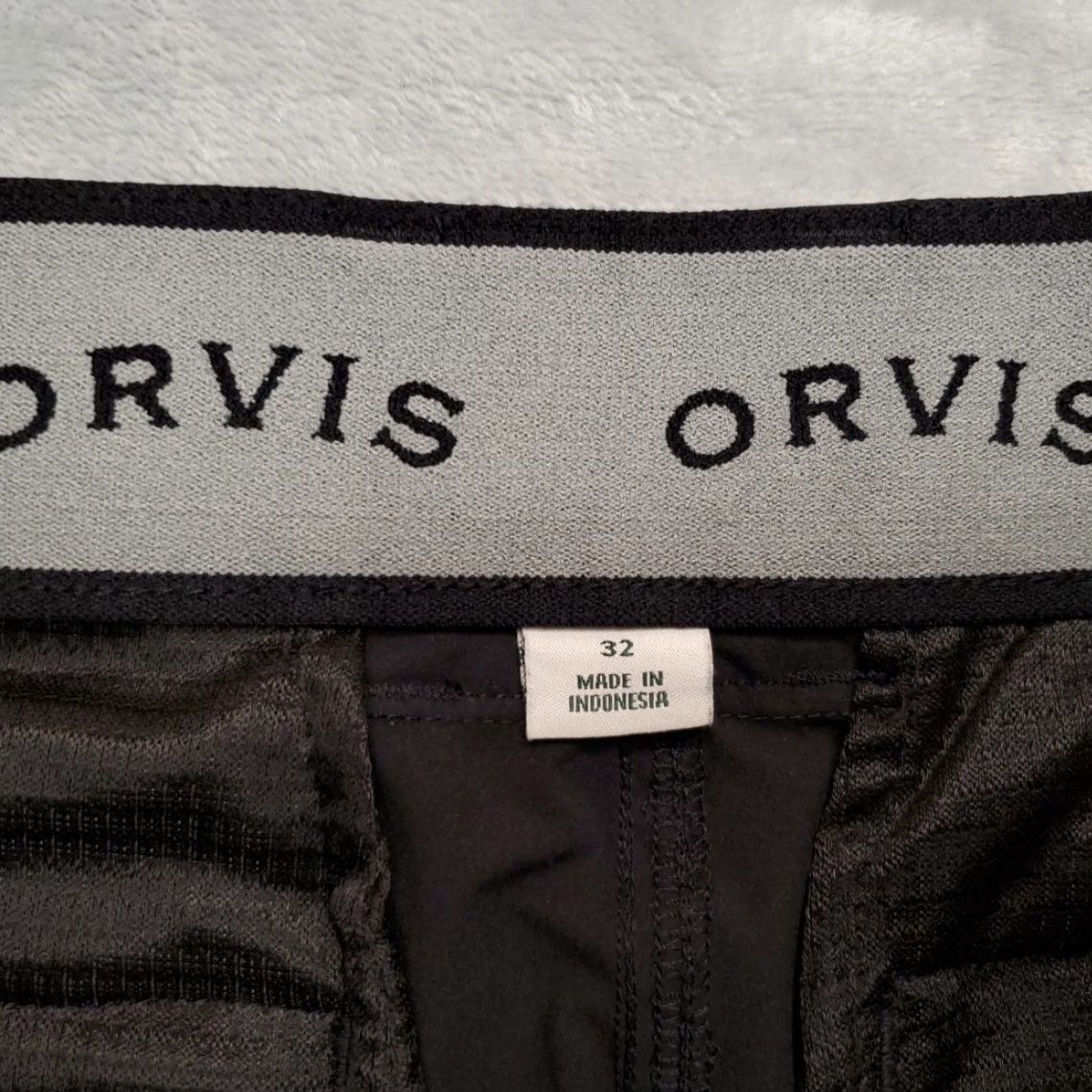 Orvis Orvis Shorts Mens 32 Black Light Weight Cargo Travel Hike Elastic Waist Comfort Shirt? Size US 32 / EU 48 - 2 Thumbnail