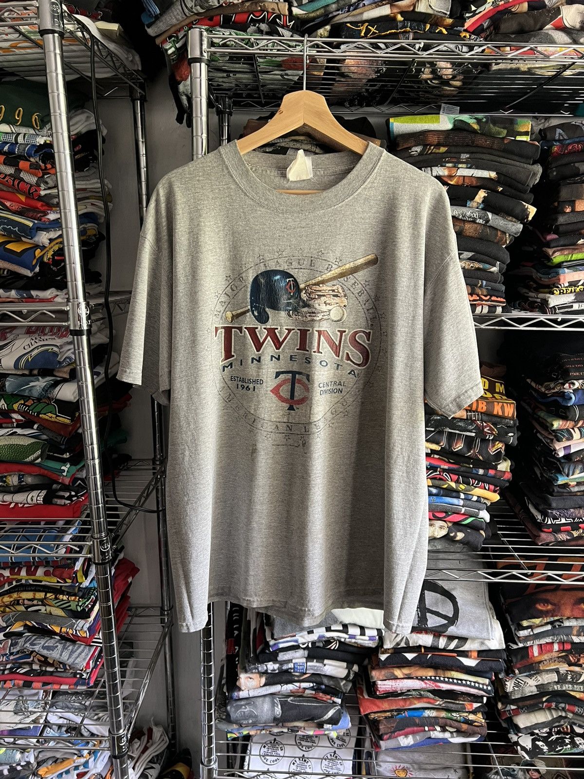 CSA 2005 Minnesota Twins Team VF Imagewear Baseball Tee Size US XL / EU 56 / 4 - 1 Thumbnail