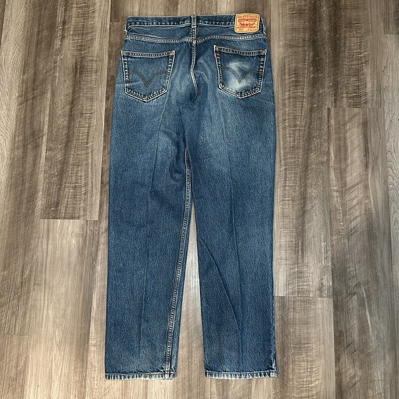Levi's Levi’s 550 Relaxed Fit Jeans - 36x34 Size US 36 / EU 52 - 3 Thumbnail