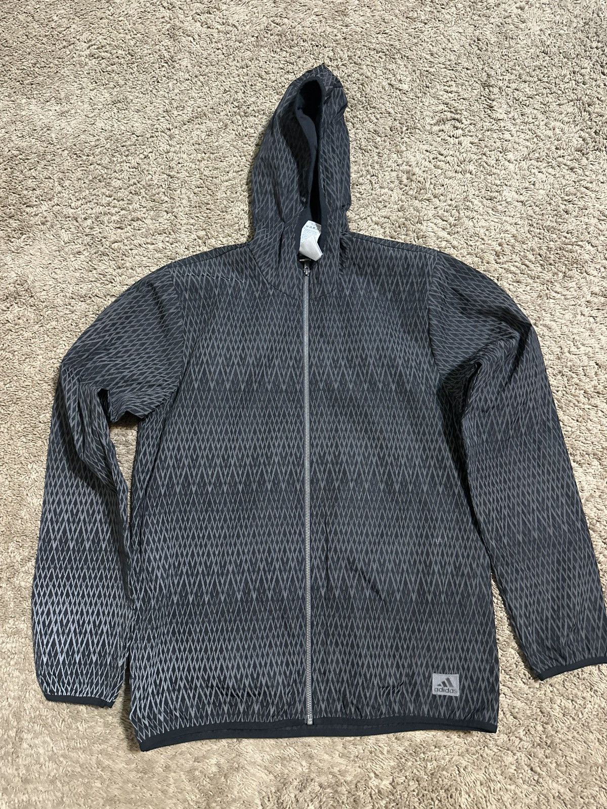 Adidas Vintage Adidas “triple black” windbreaker 00s size medium Size US M / EU 48-50 / 2 - 1 Thumbnail