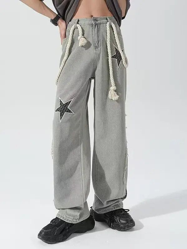 Designer × Japanese Brand Streetwear Designer Hip Hop Loose Casual Pants Size US 31 - 2 Thumbnail