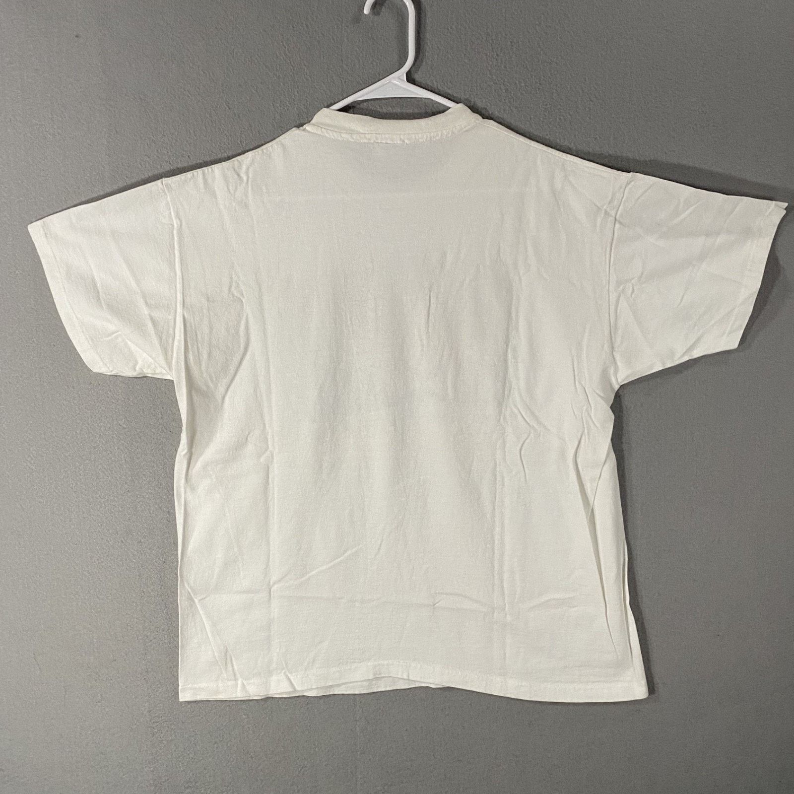 Anvil Vtg '93 Eye on Survival Tiger T Shirt White USA Made Size XL Size US XL / EU 56 / 4 - 5 Thumbnail