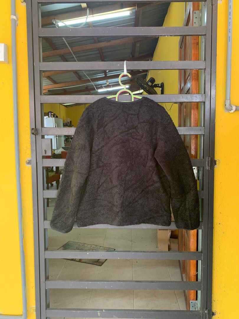 Japanese Brand × Uniqlo Uniqlo Sherpa Fleece Button up cardigan Size L / US 10 / IT 46 - 2 Thumbnail