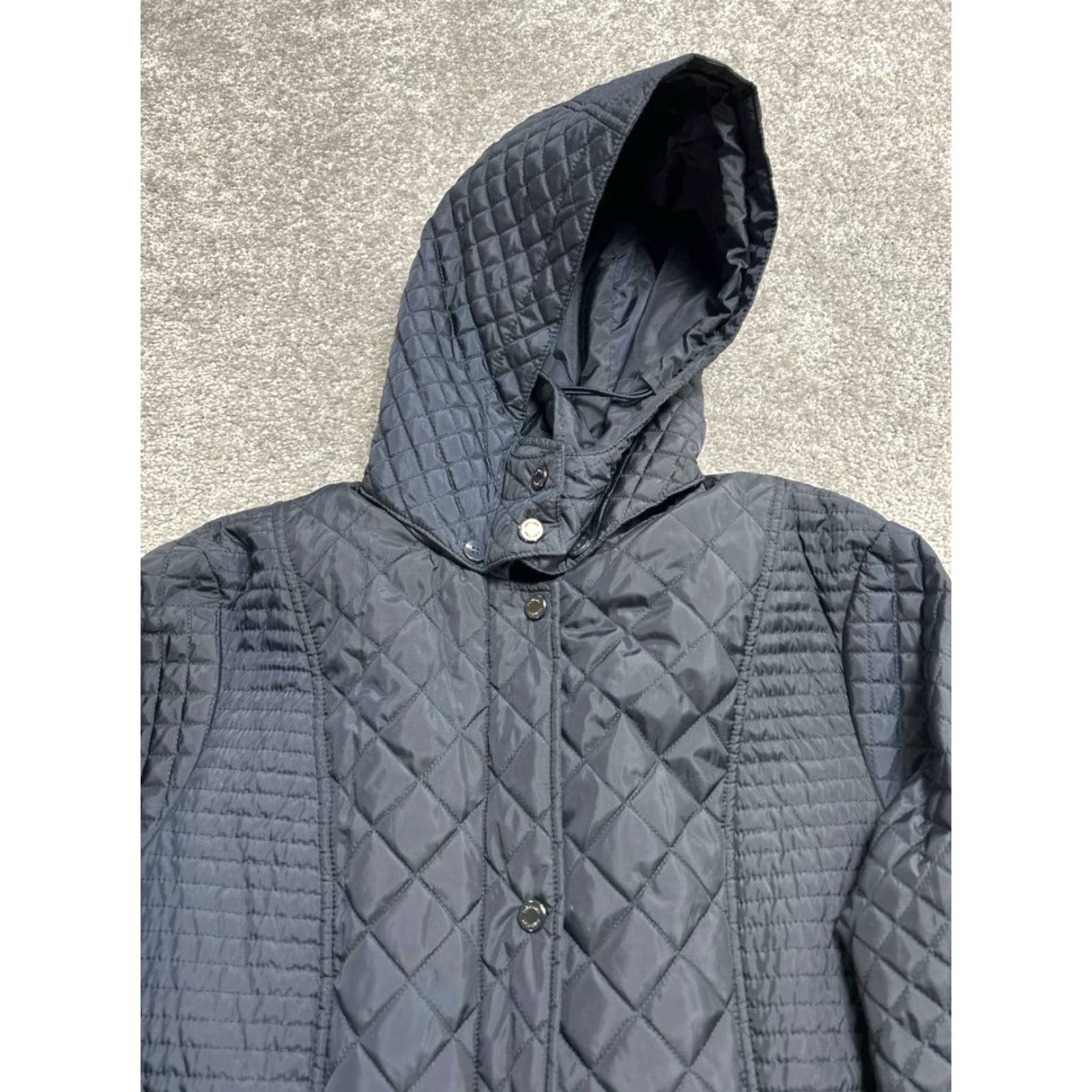 Calvin Klein Calvin Klein Womens Quilted Coat XL Black Hooded Insulated Weatherproof Winter Size XL / US 12-14 / IT 48-50 - 3 Thumbnail