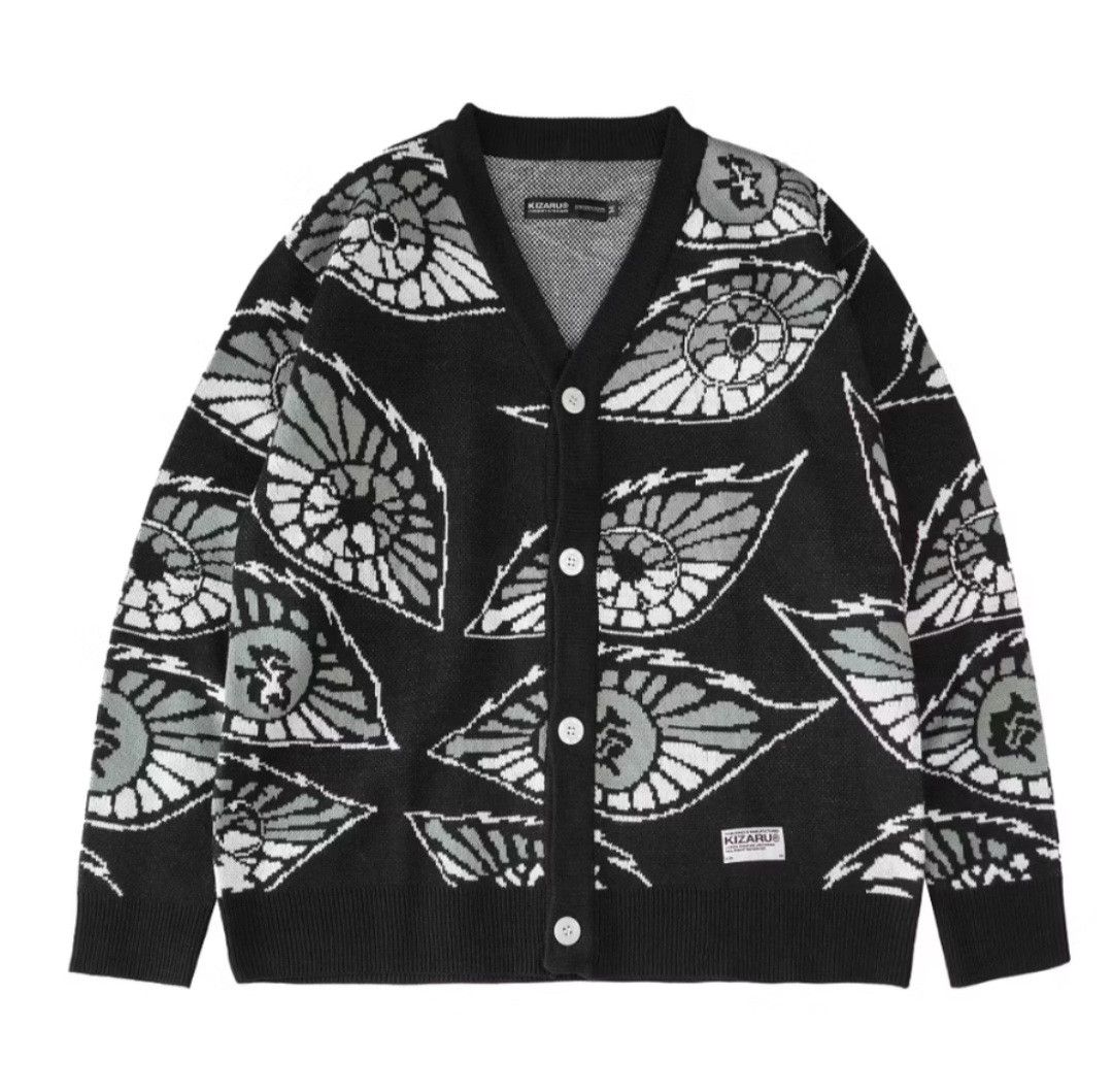 Anime × Japanese Brand Demon slayer kokushibo knitwear Size US M / EU 48-50 / 2 - 2 Thumbnail