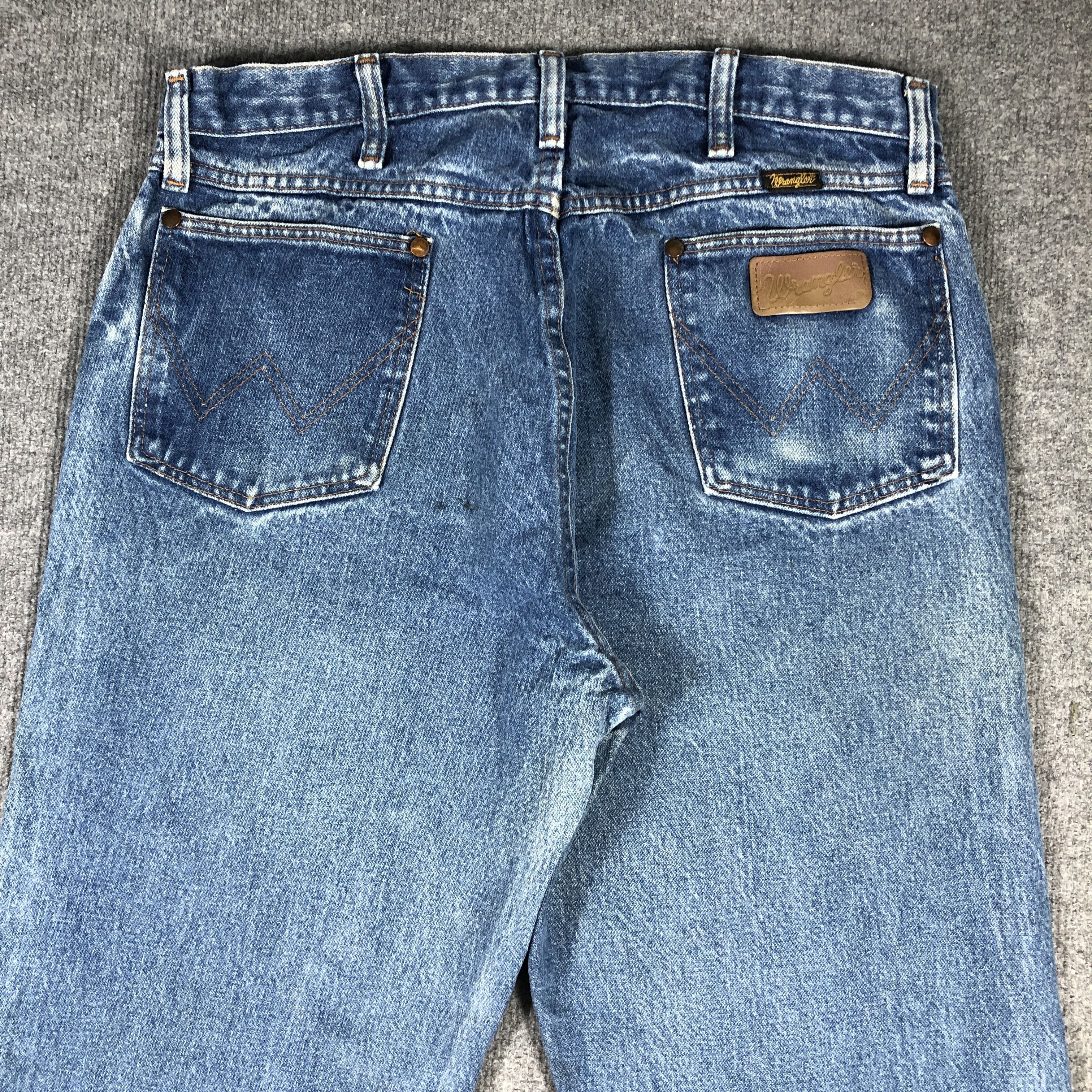 Vintage × Wrangler Vintage Wrangler Light Blue Wash Jeans L711 Size US 33 - 5 Thumbnail