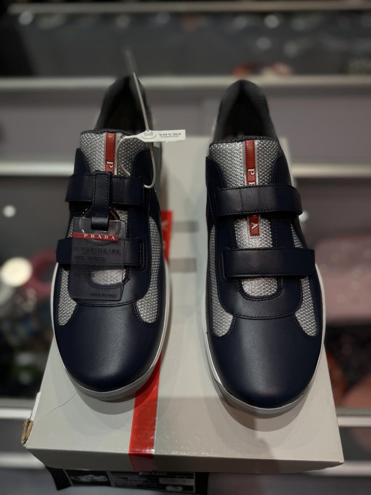 Prada Prada America’s Cup Double Strap Sneakers 9UK/10US NEW Size US 10 / EU 43 - 4 Thumbnail