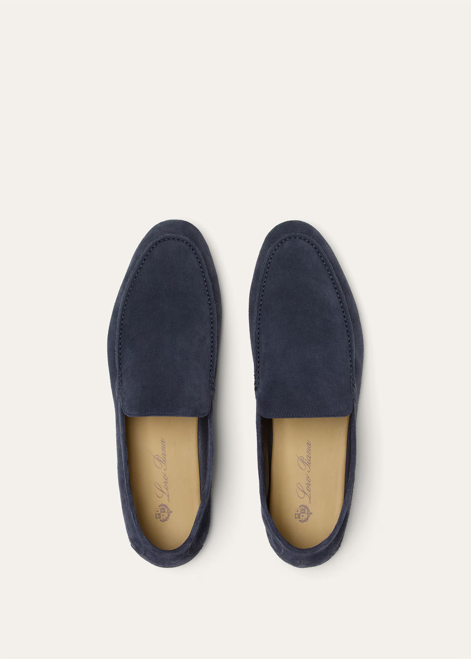 Loro Piana os11x0226 FAQ5514 Summer Anton Loafers in Dark Blue Size US 7 / EU 40 - 6 Thumbnail