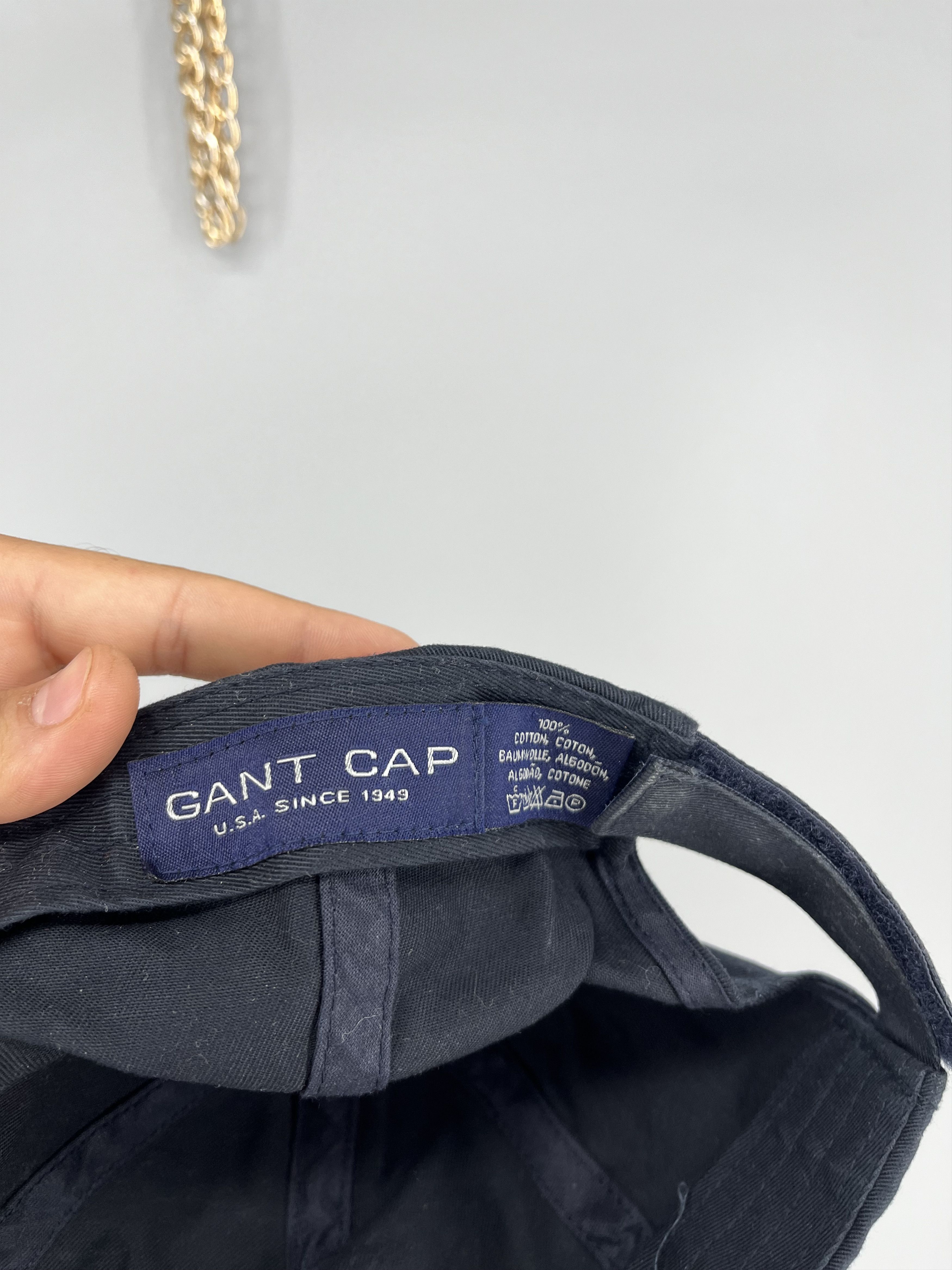 Gant × Vintage Vintage Gant U.S.A Wool Cap Big Centre Logo Size ONE SIZE - 5 Thumbnail