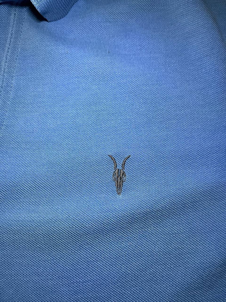 Allsaints Allsaints basic blue logo polo tee Size US S / EU 44-46 / 1 - 4 Thumbnail
