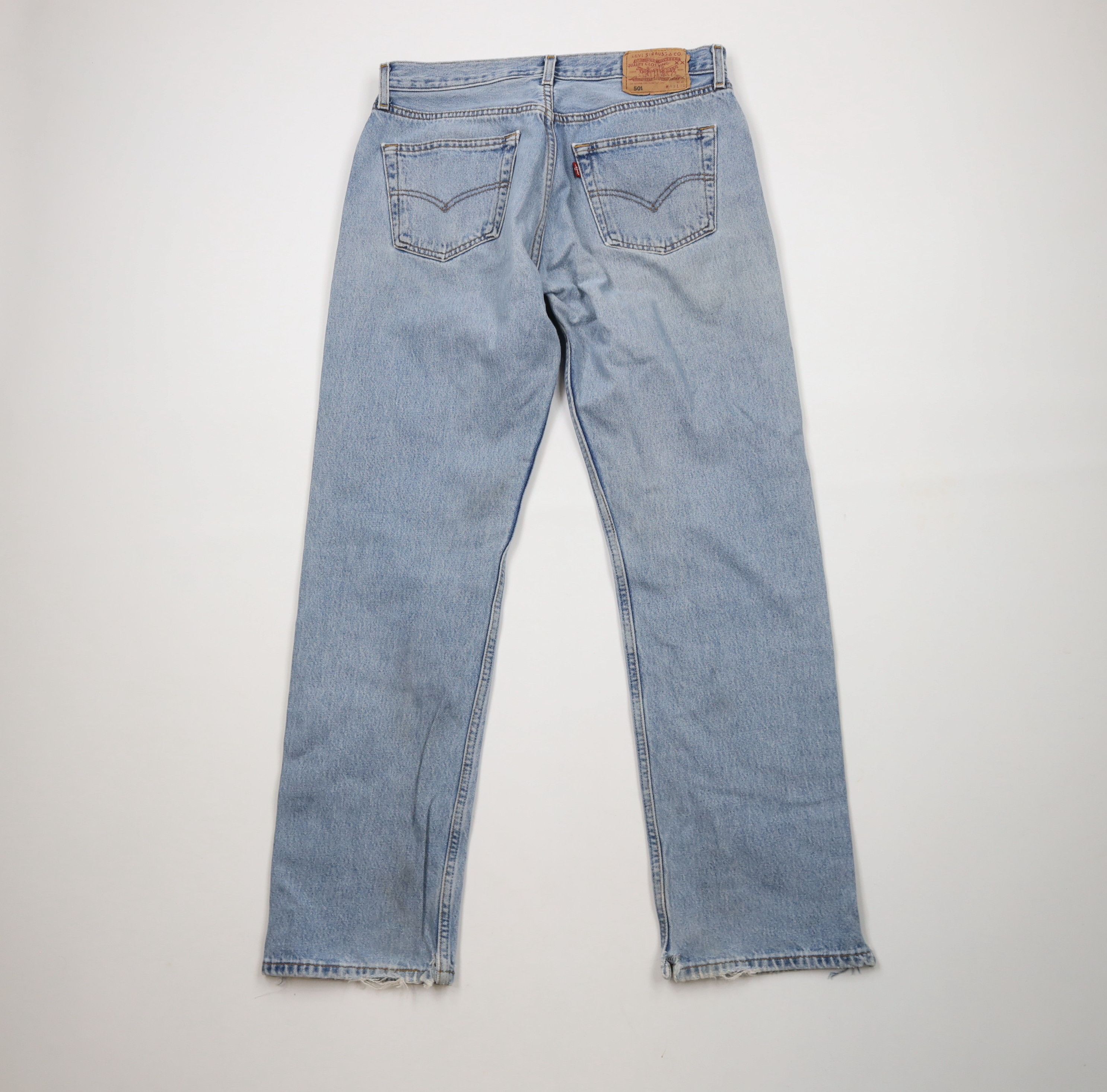 Levi's × Vintage Vintage 90s Levis 501xx Button Fly Original Fit Denim Jeans Size US 33 - 12 Thumbnail