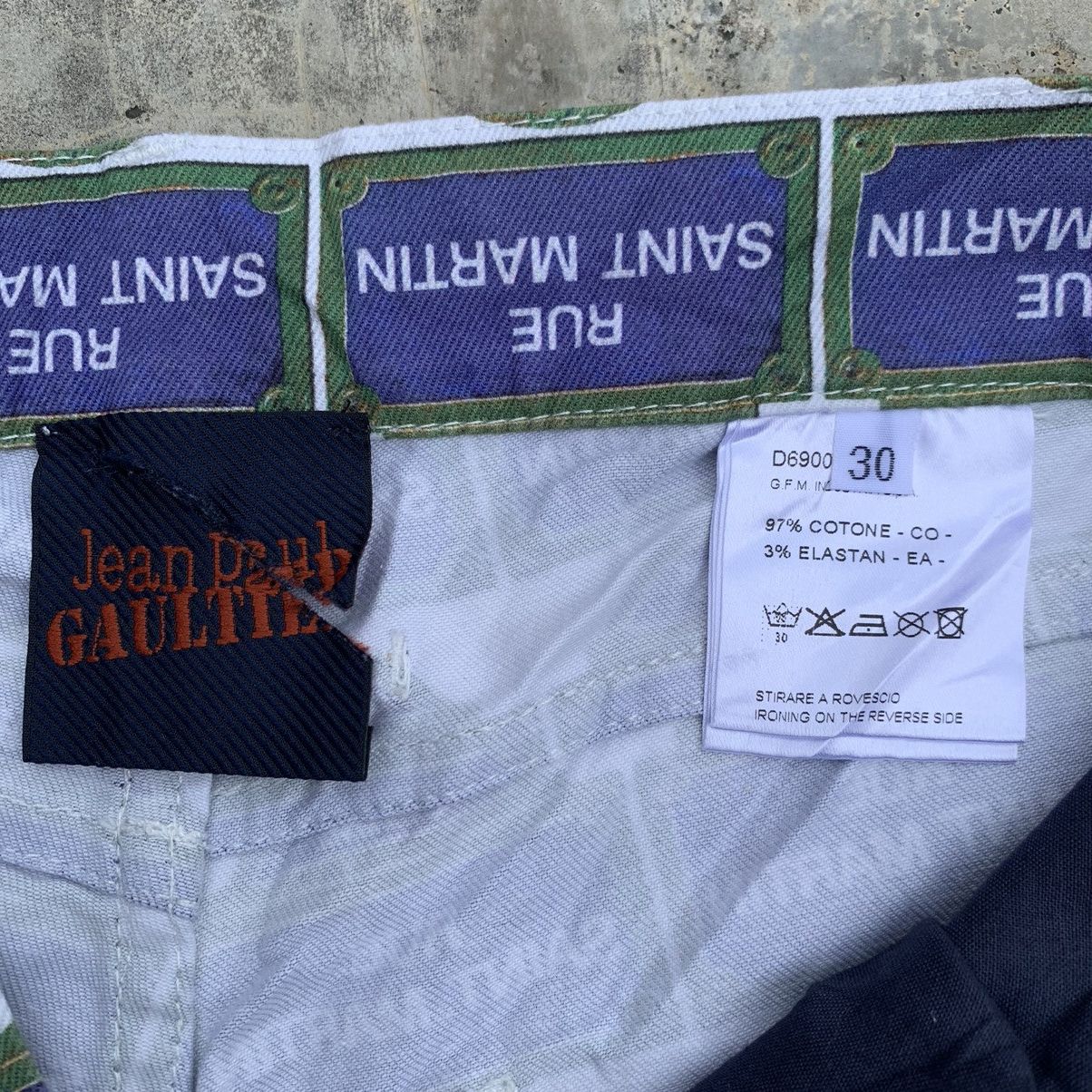 Designer × Jean Paul Gaultier JEAN PAUL GAULTIER Rue Saint Martin Print Size US 31 - 5 Thumbnail