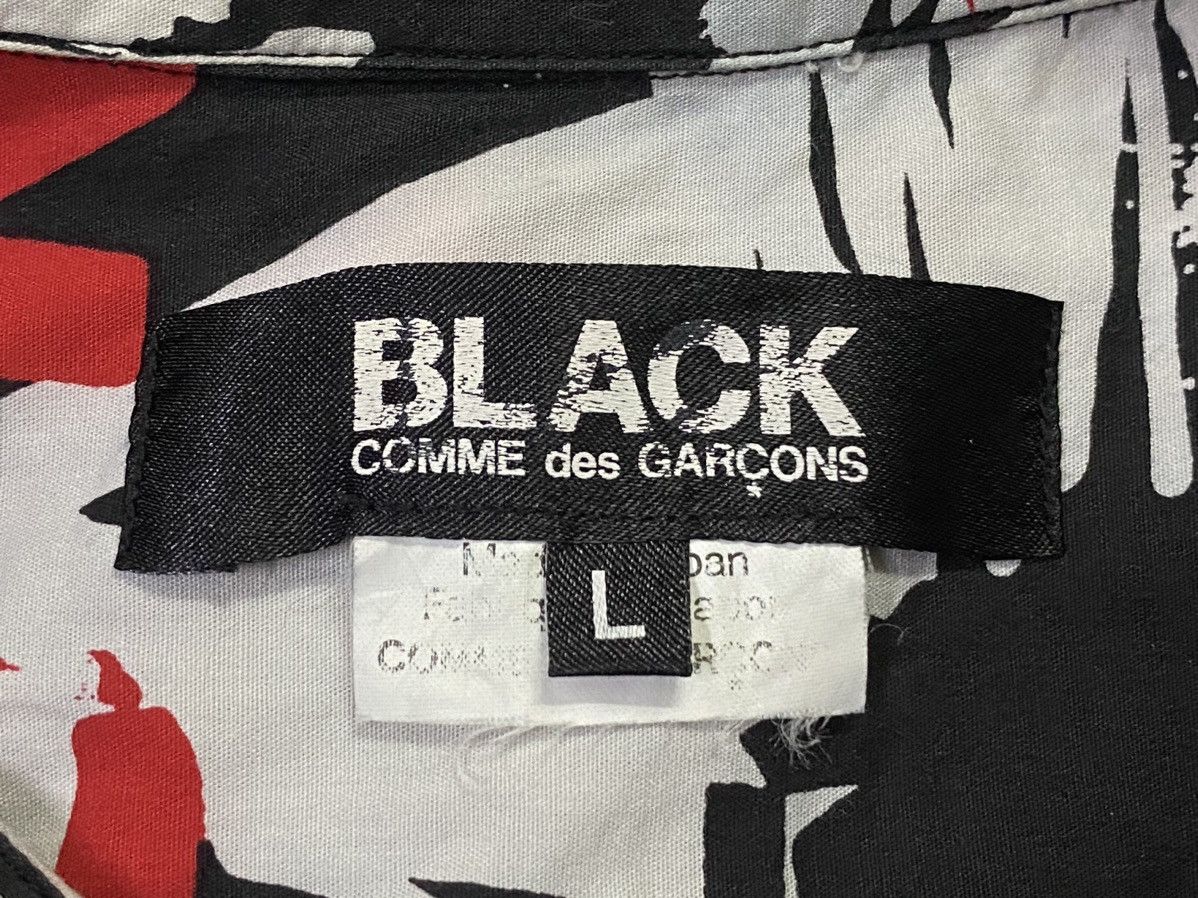 Comme des Garcons × Comme des Garcons Black Rare🔥Comme Des Garçons Black Fullprint Shirt Button Ups Size US L / EU 52-54 / 3 - 9 Thumbnail