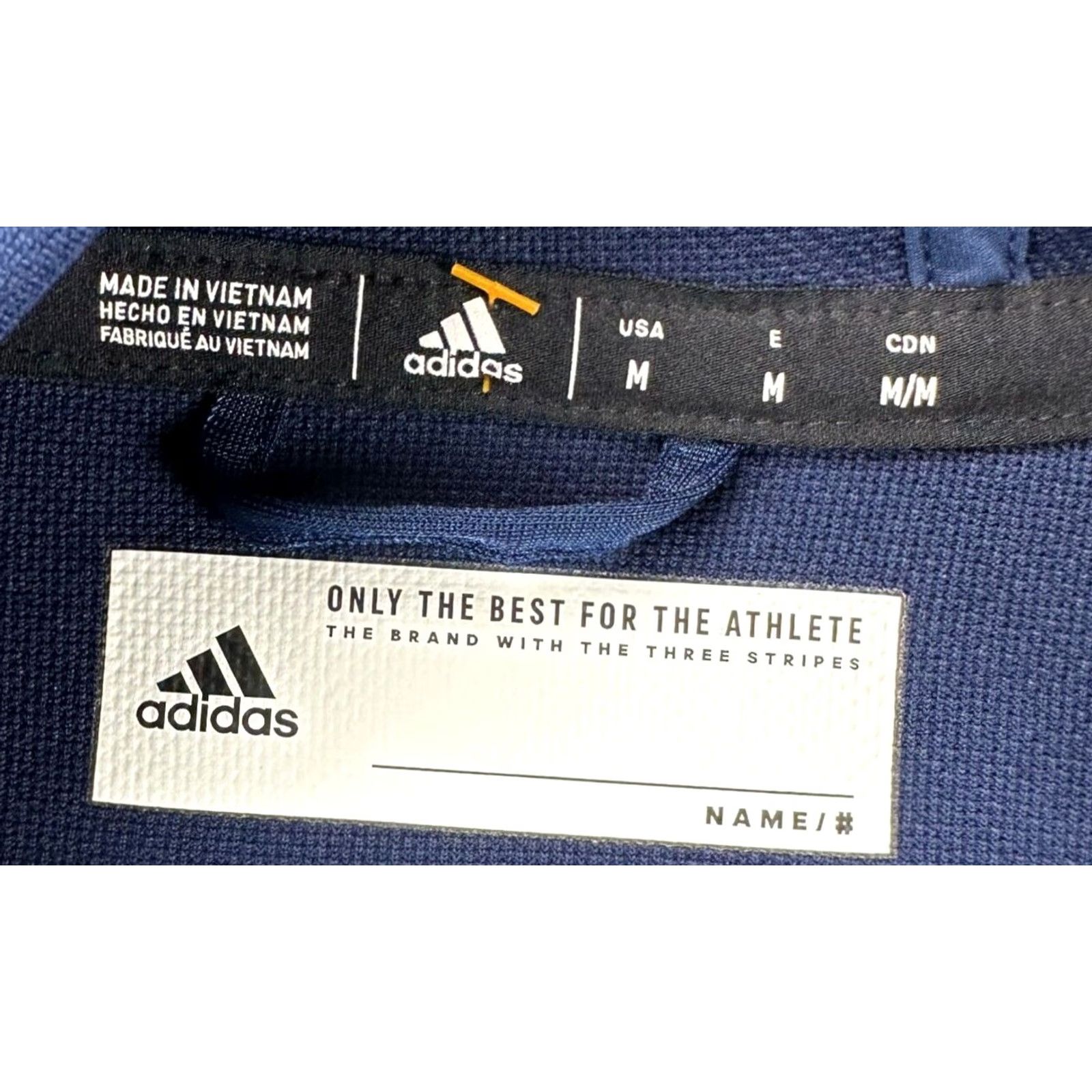 Adidas Nike Shirt Adidas Akron Zips Jacket Womens Medium Blue Full Zip Hooded Logo Athletic Ladies Adidas Size M / US 6-8 / IT 42-44 - 6 Thumbnail