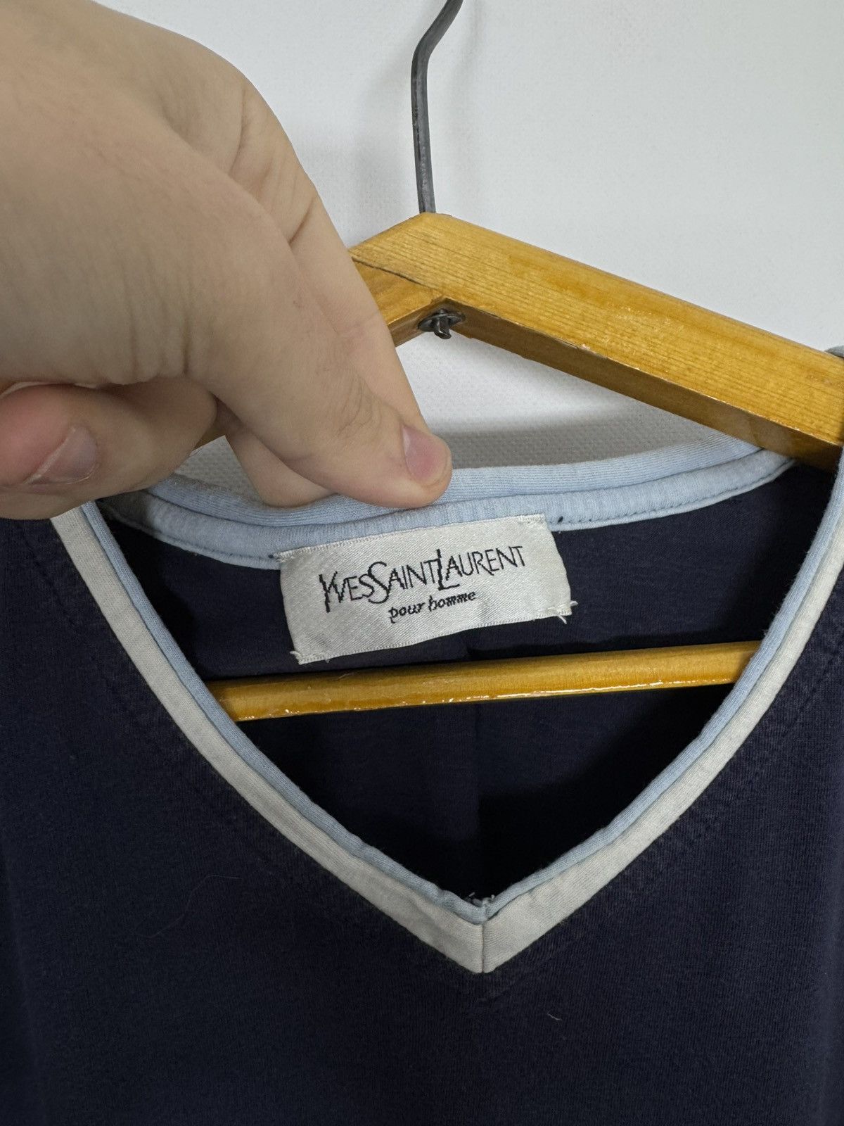 Yves Saint Laurent Vintage YSL Yves Saint Laurent T Shirt 00’s Size US M / EU 48-50 / 2 - 8 Thumbnail