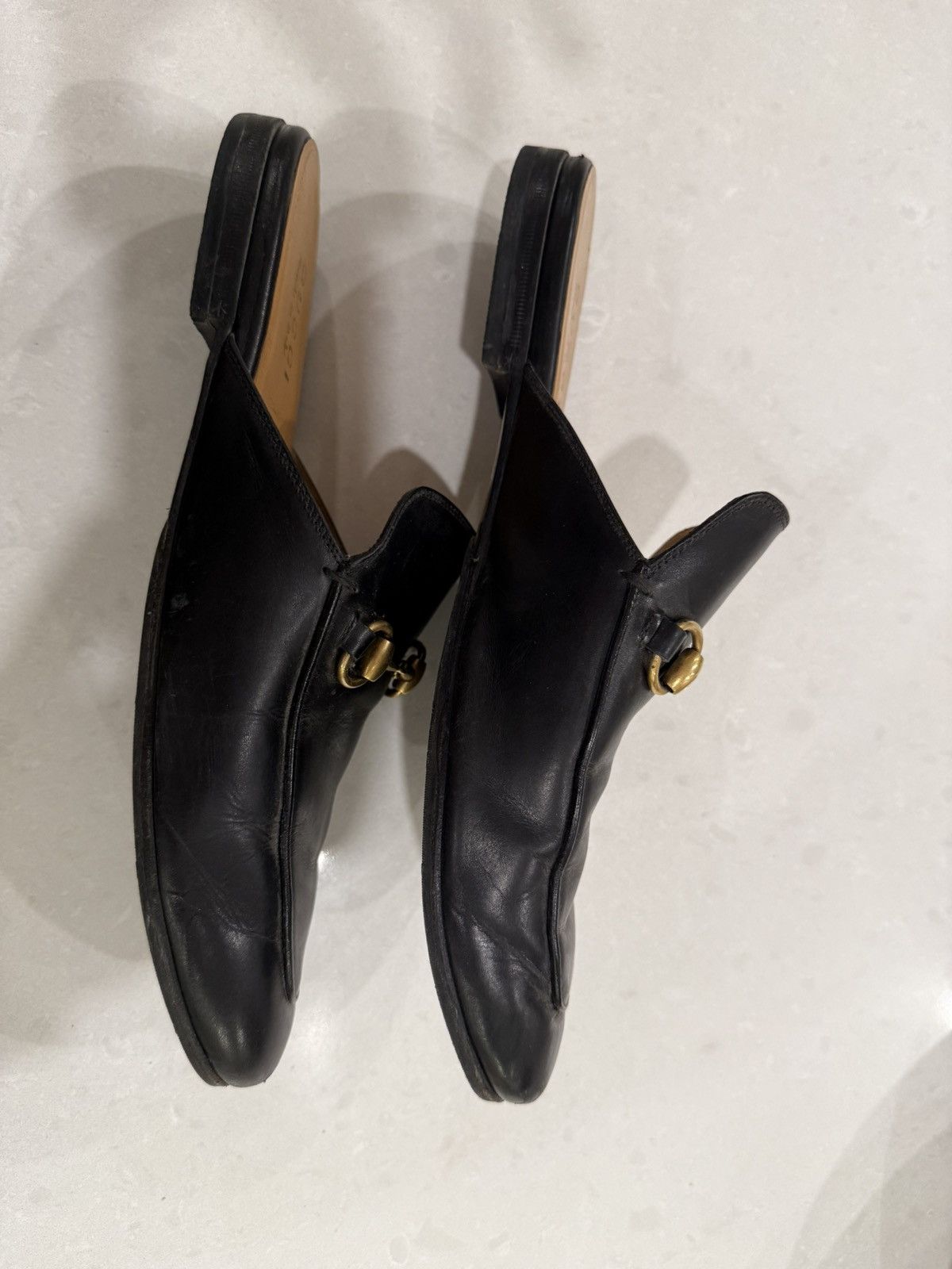 Gucci Gucci Leather Horsebit Slipper Size US 9 / EU 42 - 2 Thumbnail