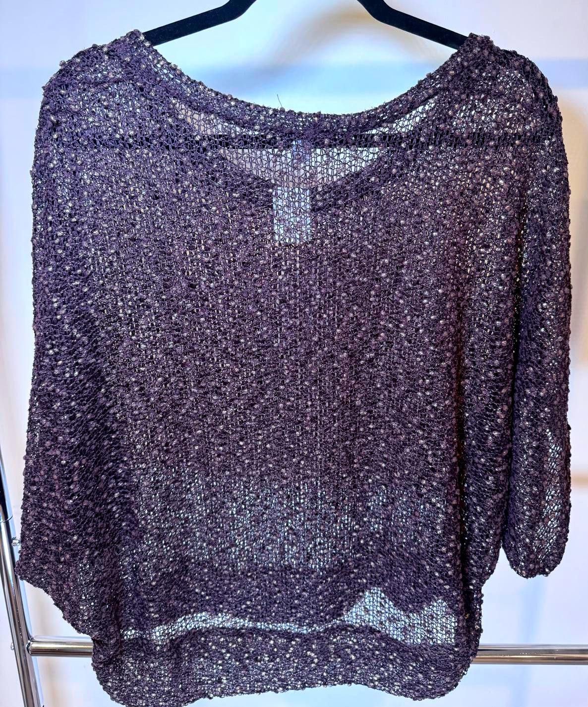 Designer Annalee + Hope XL Textured Knit Top, XL Size XL / US 12-14 / IT 48-50 - 2 Thumbnail