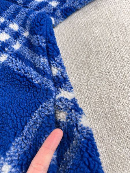 Burberry Burberry FW23 Plaid-Check Pattern Fleece Pullover Hoodie Size US S / EU 44-46 / 1 - 14 Thumbnail