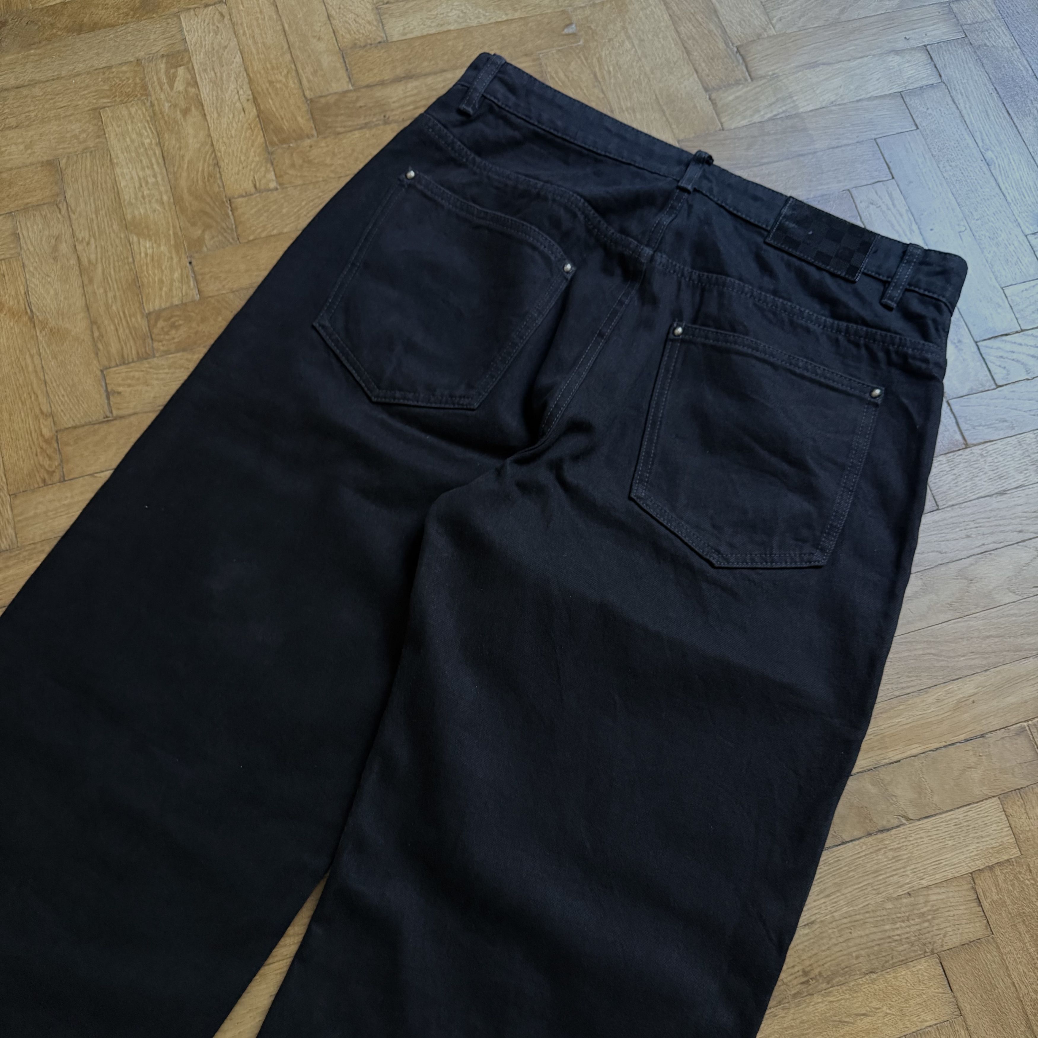 Louis Vuitton Louis Vuitton Destroy Monogram Black Jeans Size US 36 / EU 52 - 4 Thumbnail