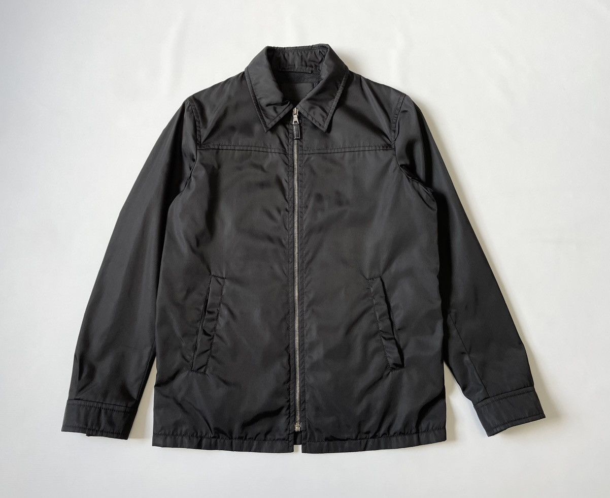 Prada Mid 2000s Black Nylon Work Jacket Size US M / EU 48-50 / 2 - 1 Thumbnail