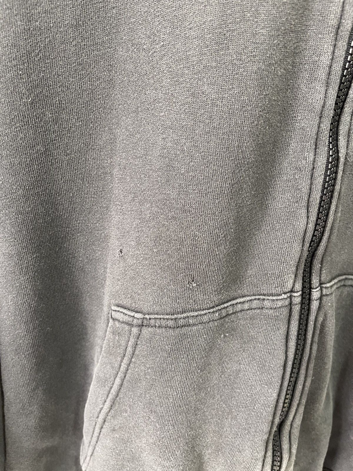 Beauty Beast 2000s Y2K Third Row Heavy Black Cross Faded Hoodie A4 Size US L / EU 52-54 / 3 - 15 Thumbnail