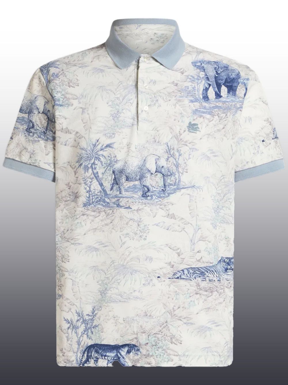 Other Safari Print Polo Shirt – Men’s Short Sleeve Polo Size US M / EU 48-50 / 2 - 1 Thumbnail