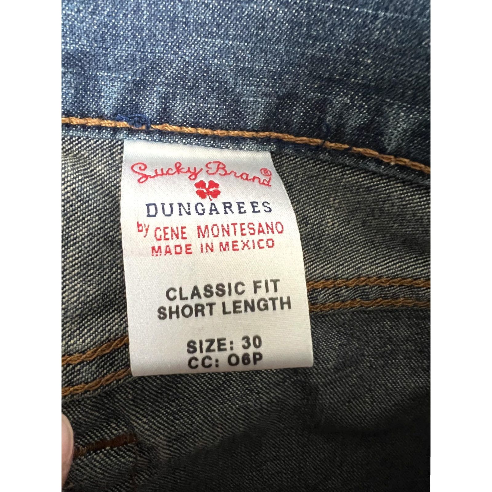 Lucky Brand Vintage Lucky Brand Rivington Jeans Mens 30x20 Blue Classic Straight Dungarees Size US 30 / EU 46 - 5 Thumbnail