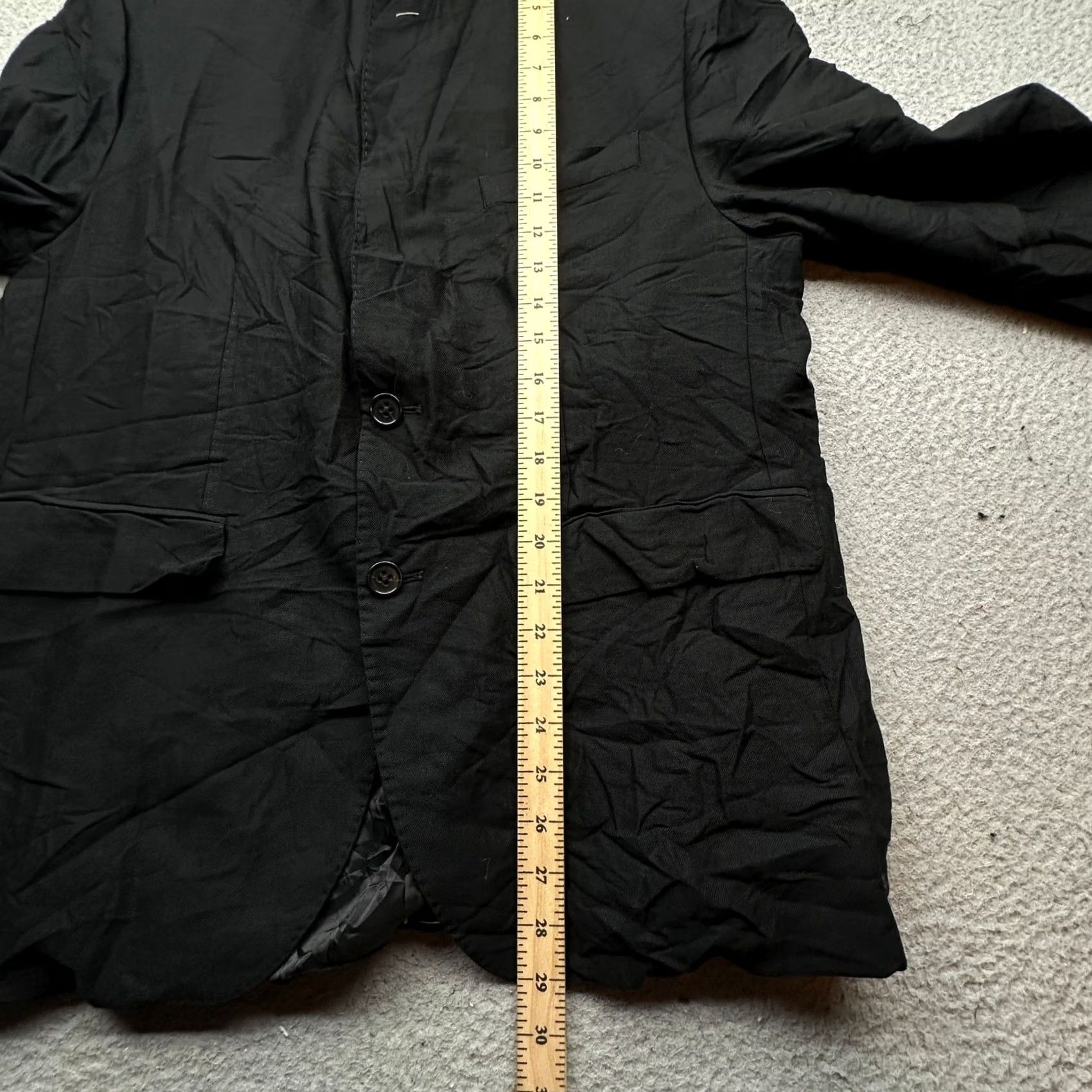 Banana Republic Banana Republic Signature Italian Hopsack Suit Jacket Mens 42 Short Black Wool Blazer 809131 Size US 42 / EU 58 - 5 Thumbnail