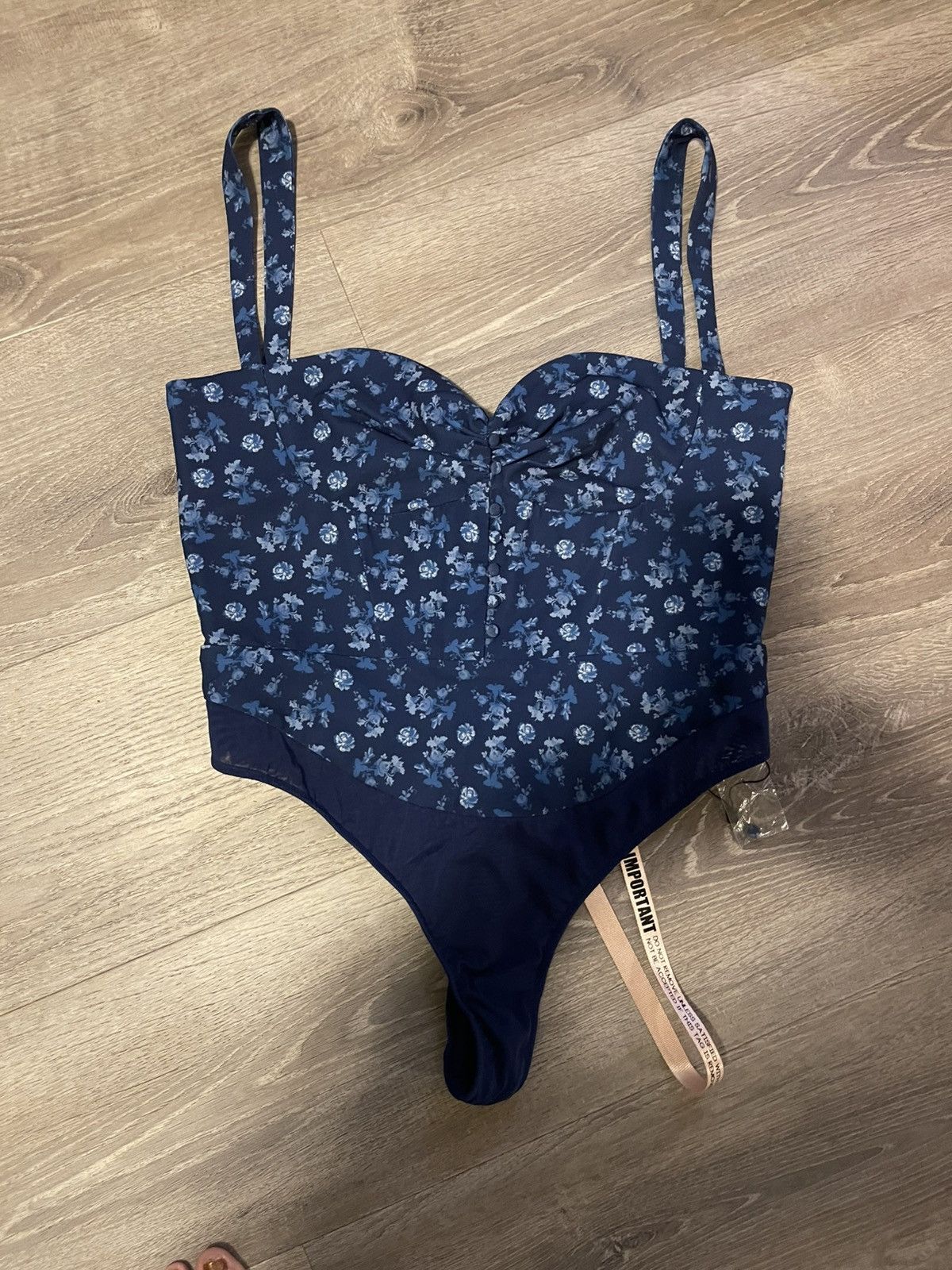 House of CB House Of CB Women's Floral Corset Bodysuit - Size L+ Size XL / US 12-14 / IT 48-50 - 2 Thumbnail